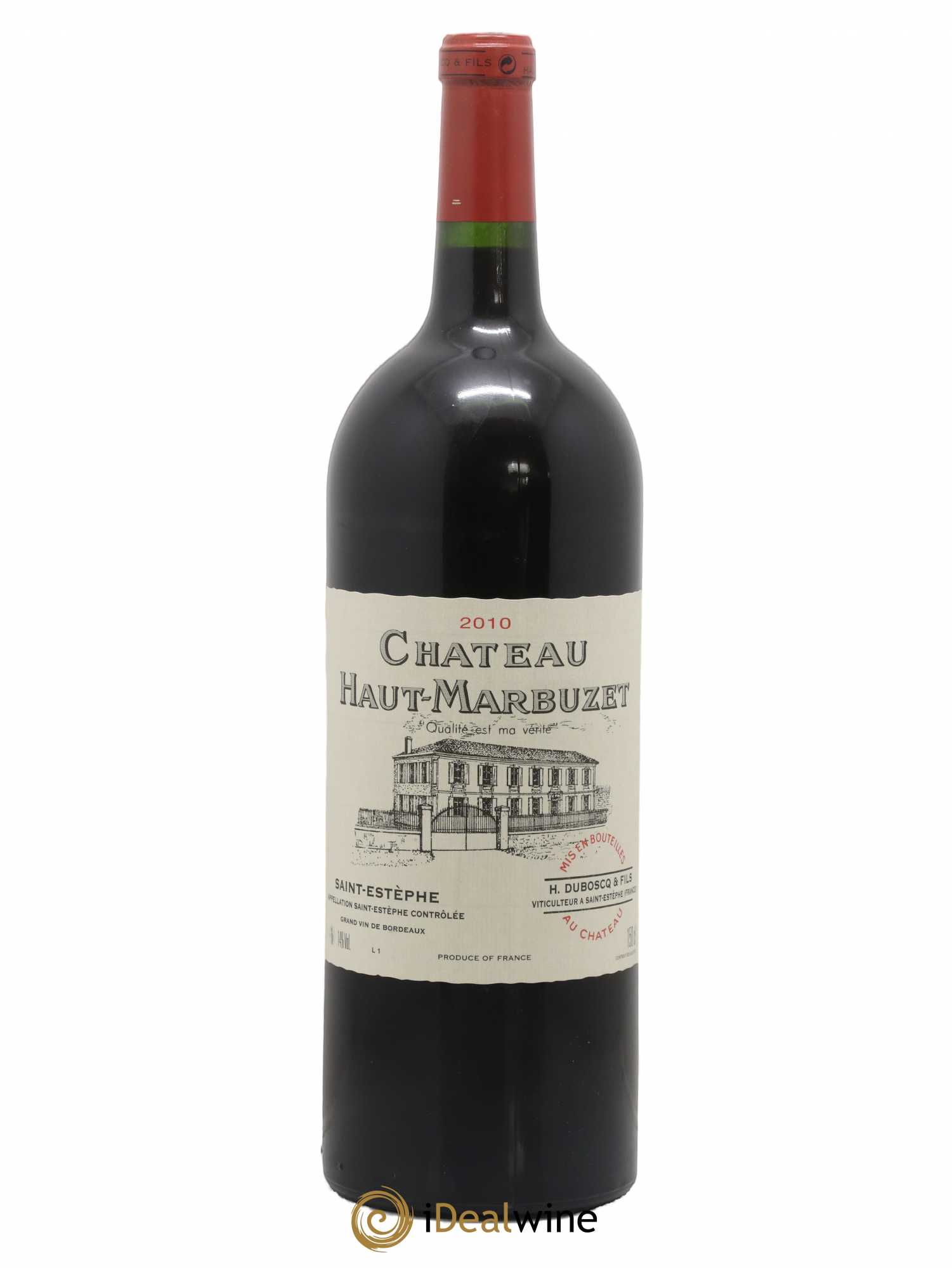 Château Haut Marbuzet 2010 - Lot de 1 magnum - 0