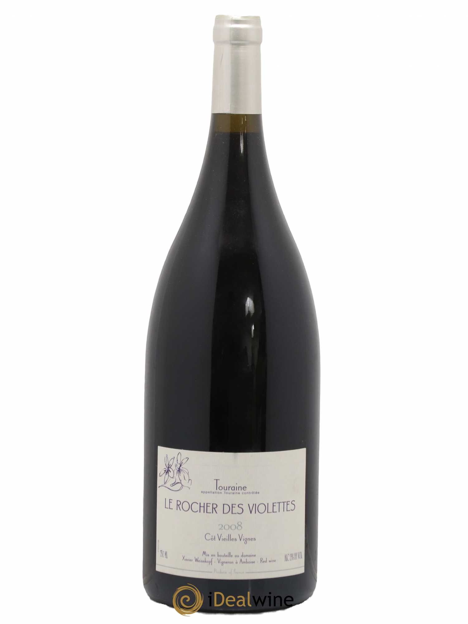 Touraine Vieilles Vignes de Côt Le Rocher des Violettes 2008 - Lot de 1 magnum - 0