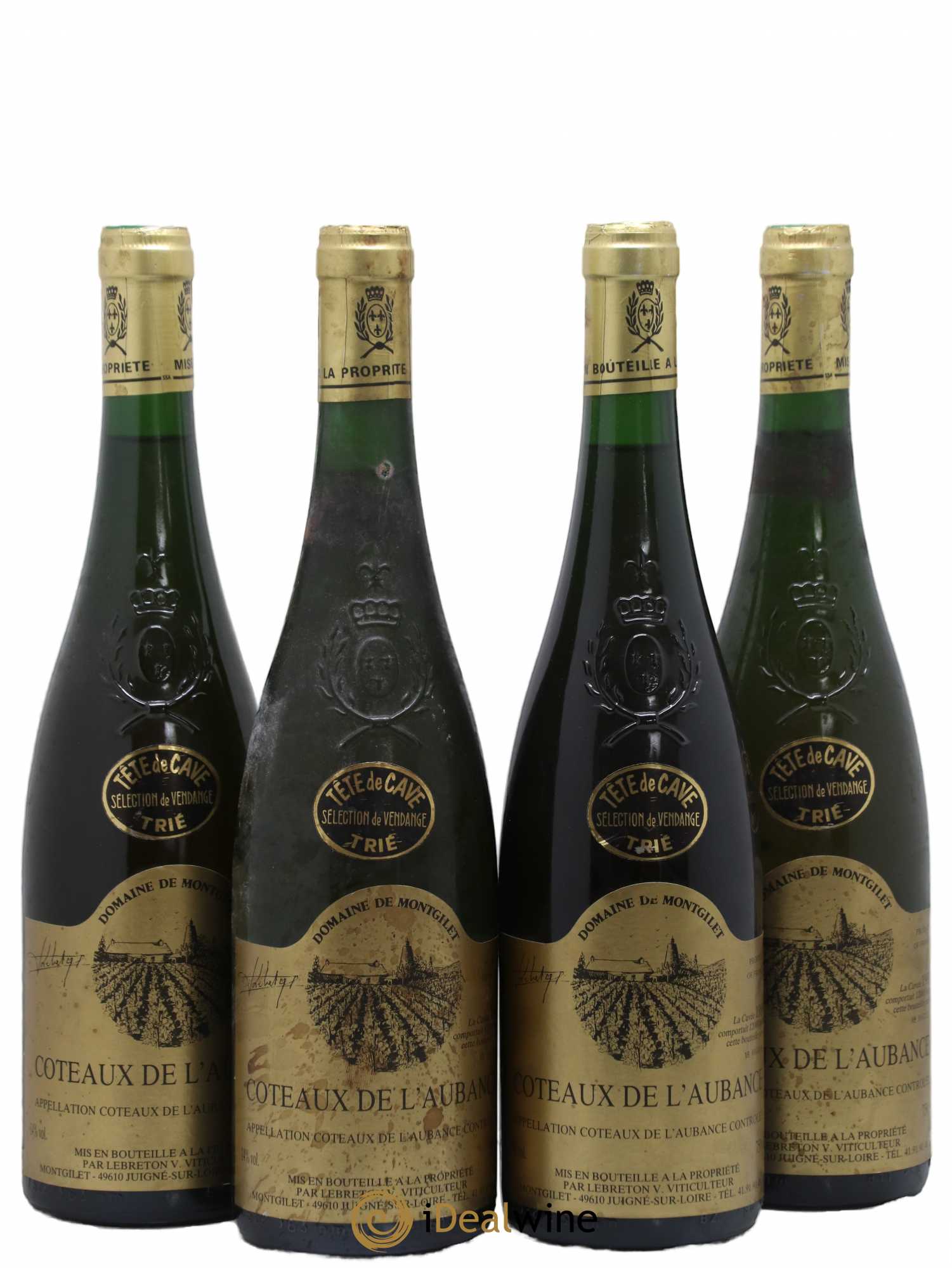 Coteaux de l'Aubance Montgilet (Domaine de) 1989 - Lotto di 4 bottiglie - 0