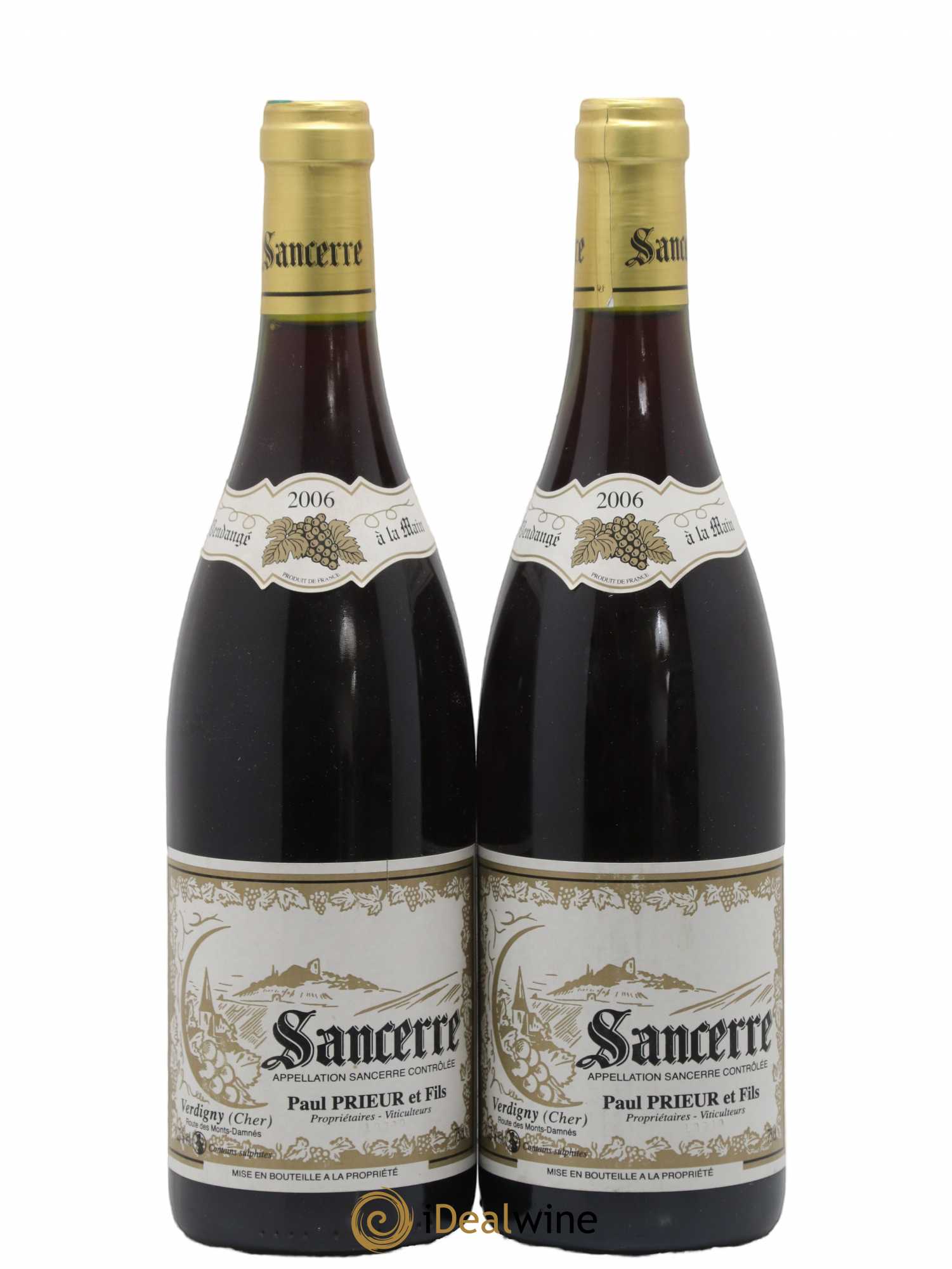 Sancerre Domaine Paul Prieur 2006 - Lot de 2 bouteilles - 0