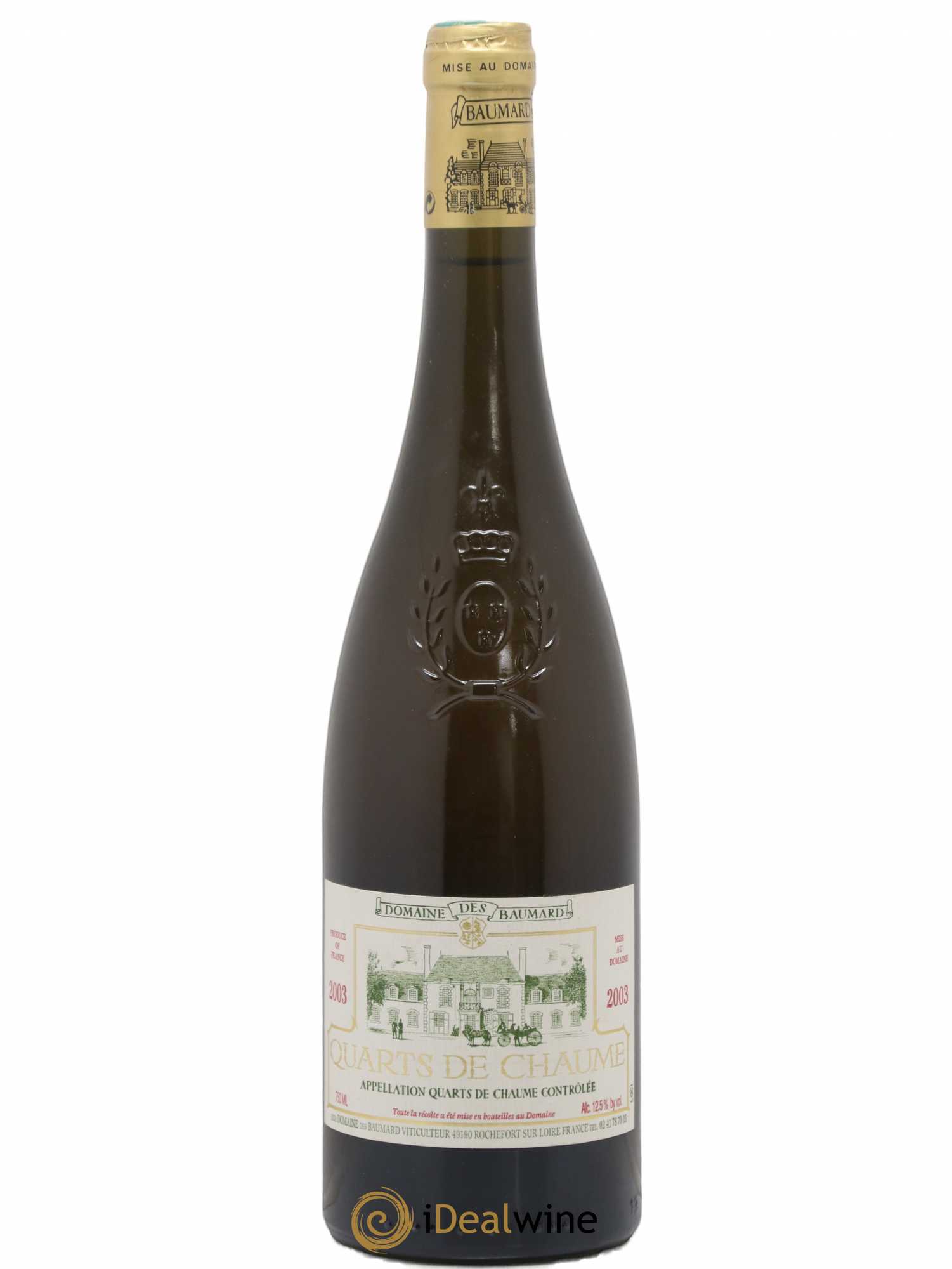 Quarts de Chaume Baumard (Domaine des) 2003 - Lotto di 1 bottiglia - 0