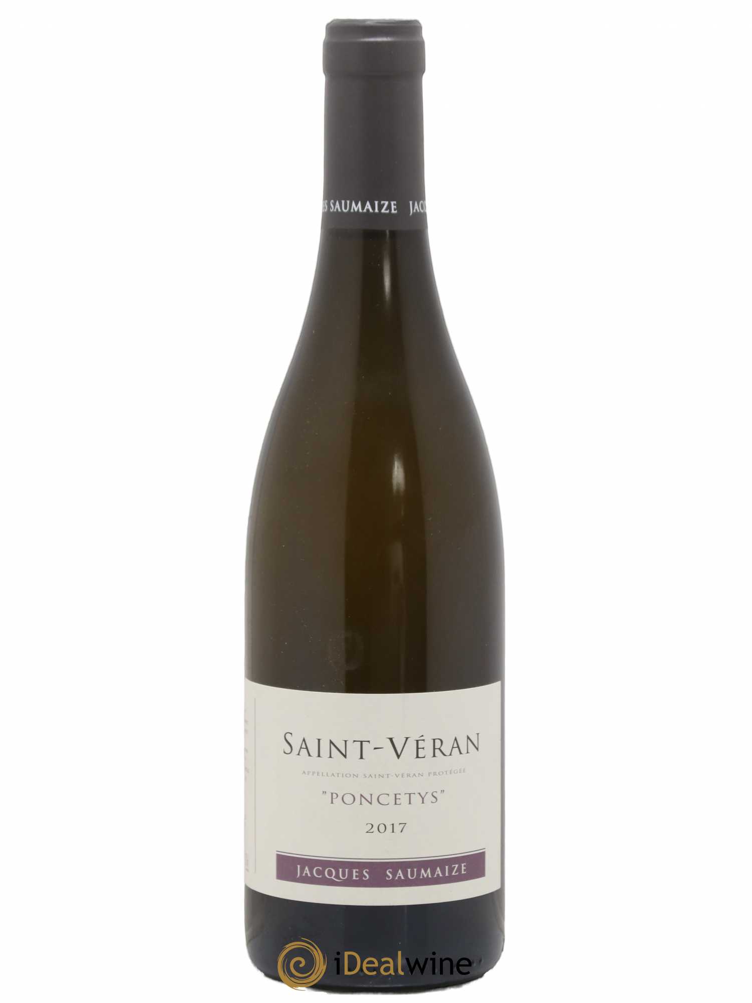 Saint-Véran Poncetys Jacques et Nathalie Saumaize 2017 - Lot de 1 bouteille - 0