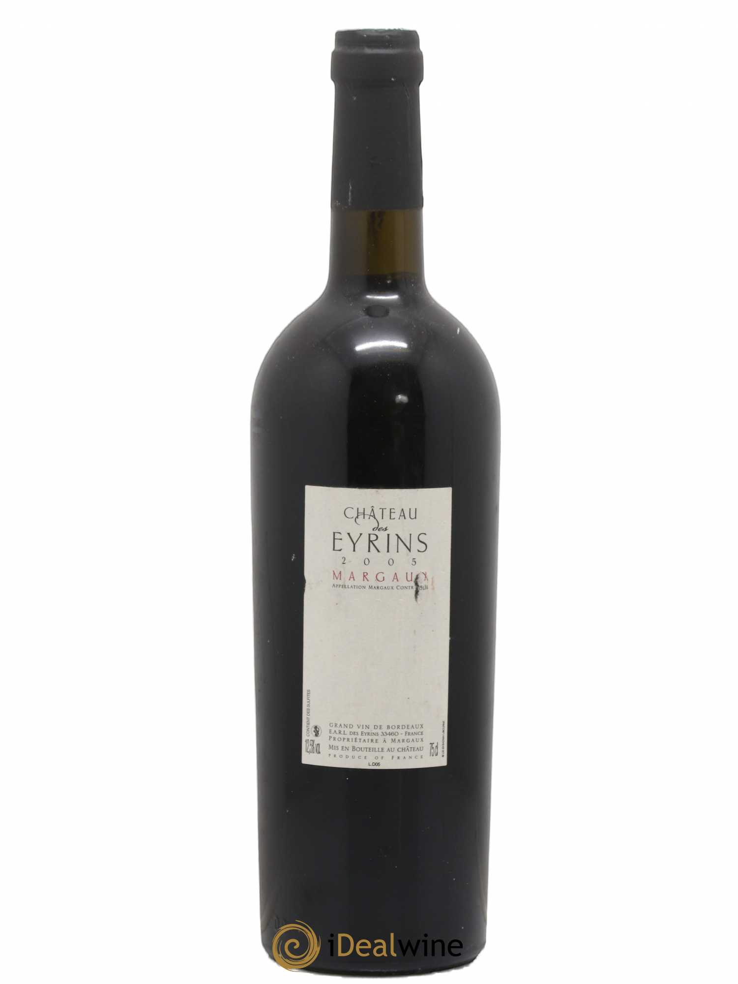 Bordeaux Château Des Eyrins Margaux 2005 - Posten von 1 Flasche - 0
