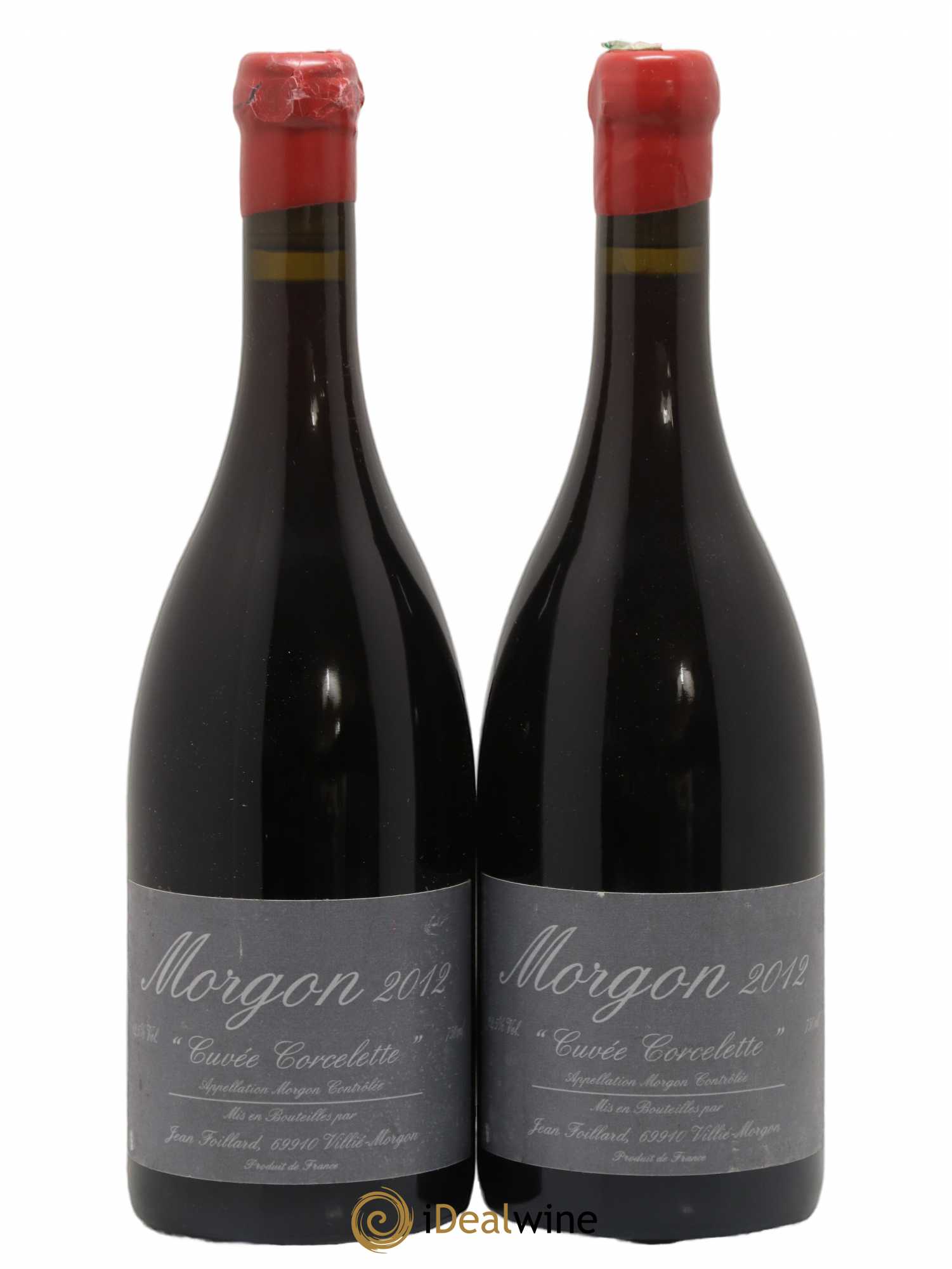 Morgon Corcelette Jean Foillard 2012 - Lot de 2 bouteilles - 0