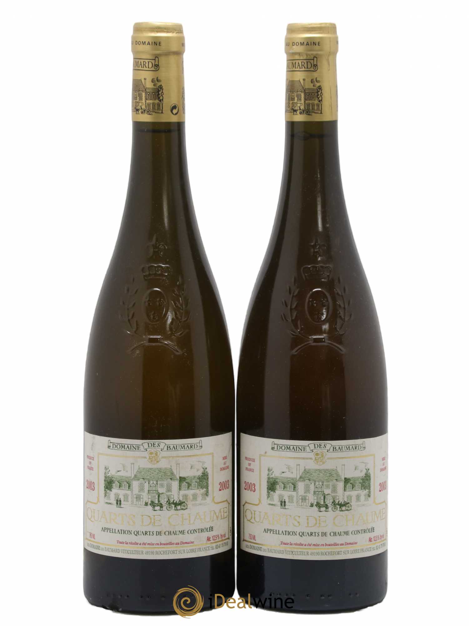 Quarts de Chaume Baumard (Domaine des) 2003 - Lotto di 2 bottiglie - 0