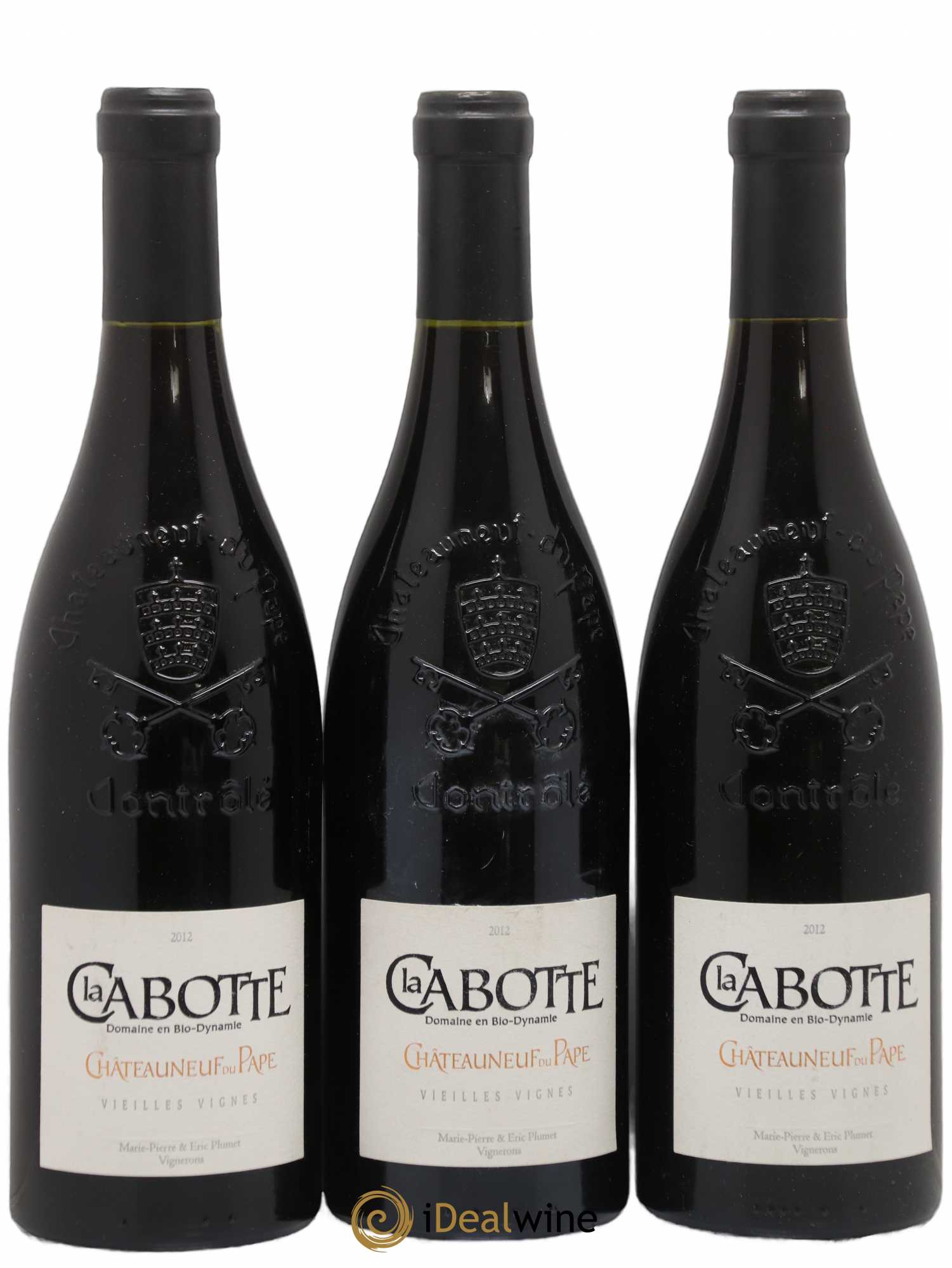Châteauneuf-du-Pape Vieilles vignes La Cabotte 2012 - Posten von 3 Flaschen - 0