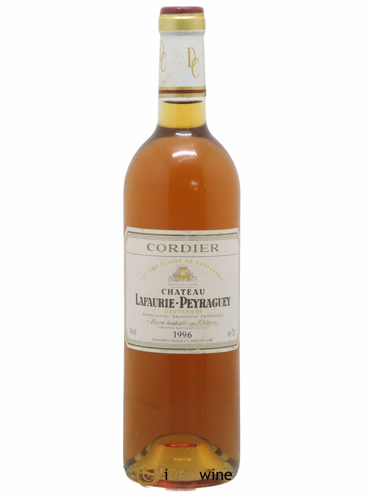 Château Lafaurie-Peyraguey 1er Grand Cru Classé 1996 - Lotto di 1 bottiglia - 0