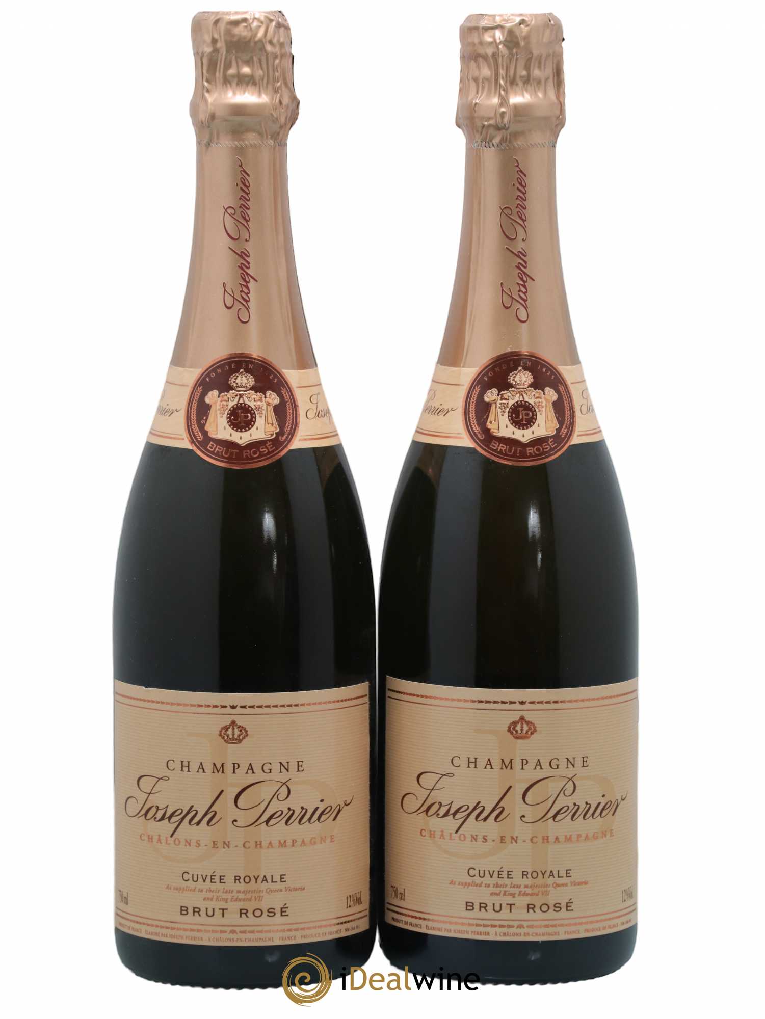 Champagne - brut cuvée royale Joseph Perrier - Posten von 2 Flaschen - 0