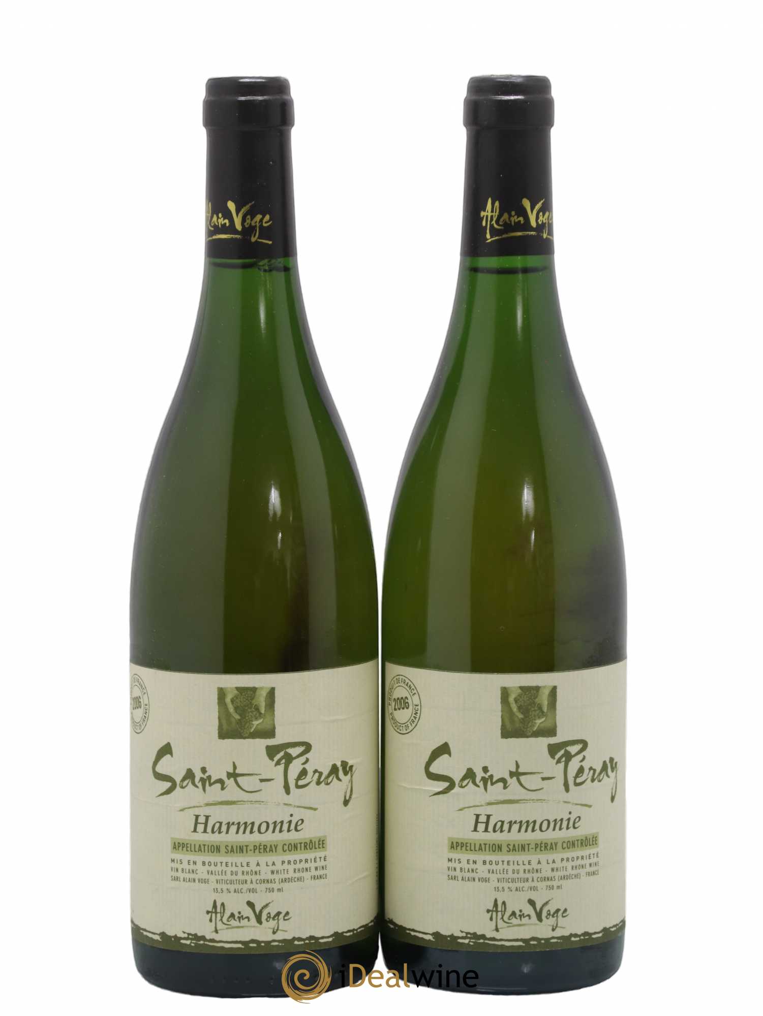 Saint-Péray Harmonie Alain Voge (Domaine) 2006 - Lot de 2 bouteilles - 0