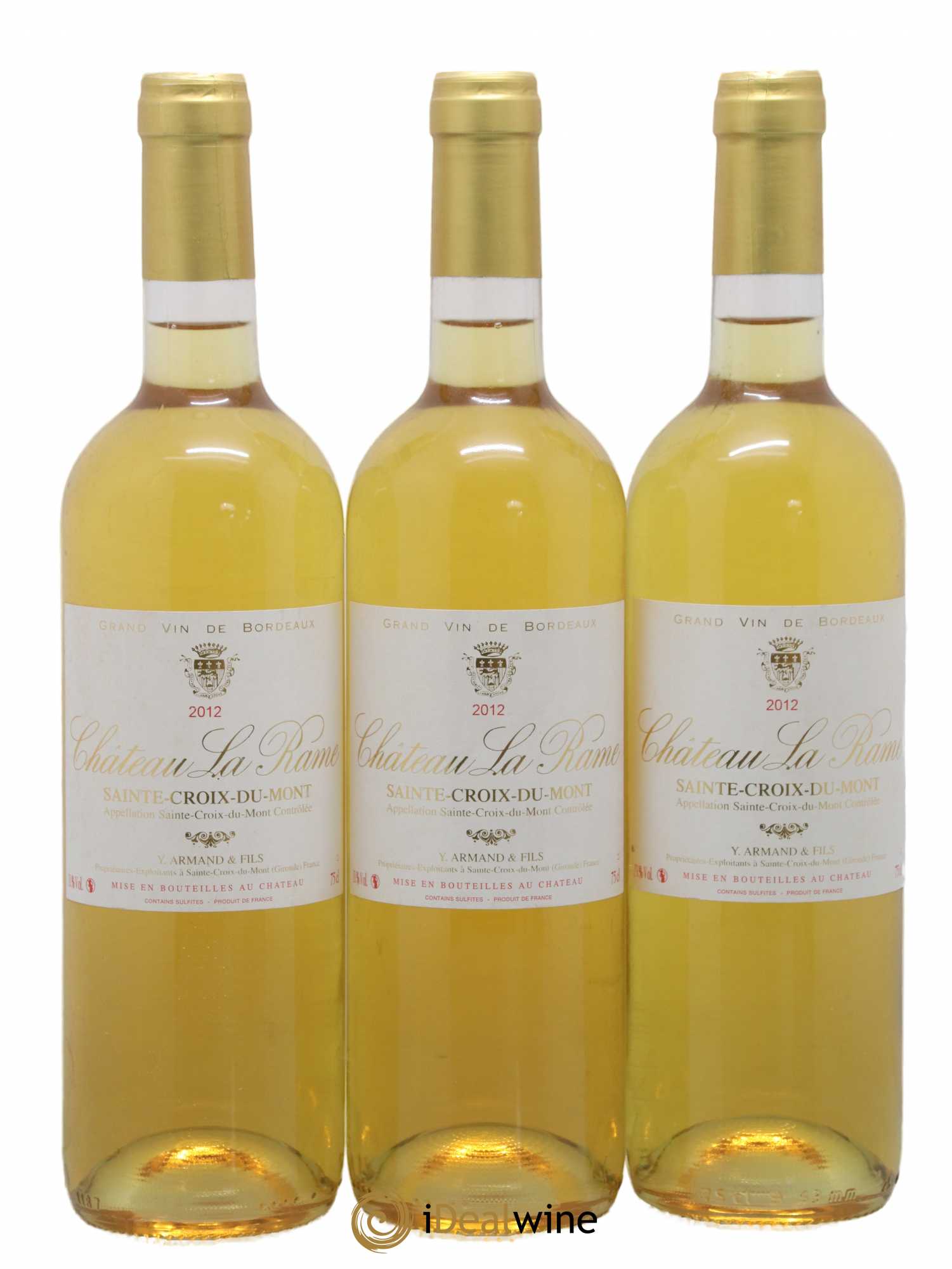 Sainte-Croix-du-Mont Château La Rame 2012 - Lotto di 3 bottiglie - 0