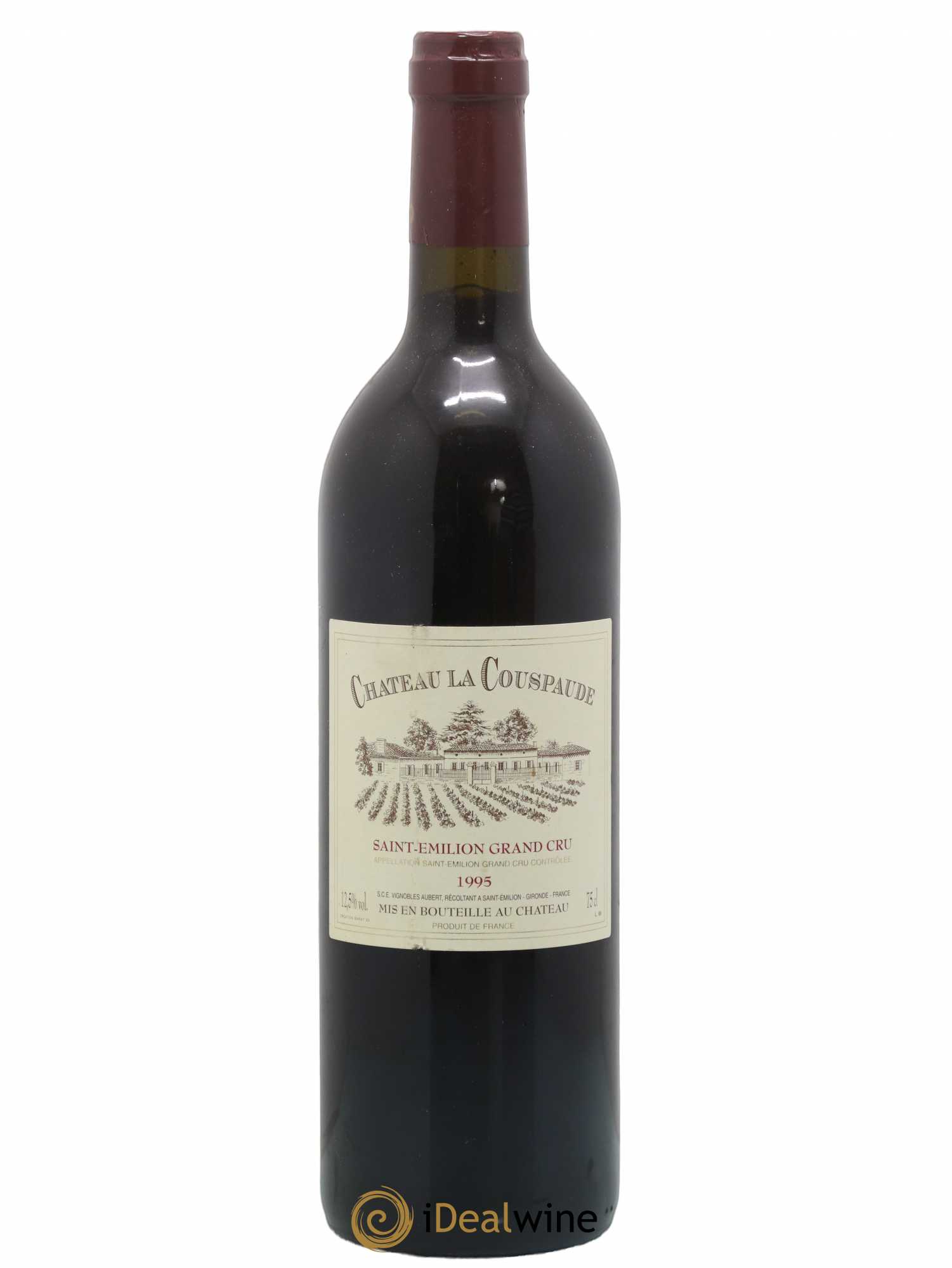 Château la Couspaude Grand Cru Classé 1995 - Lot de 1 bouteille - 0