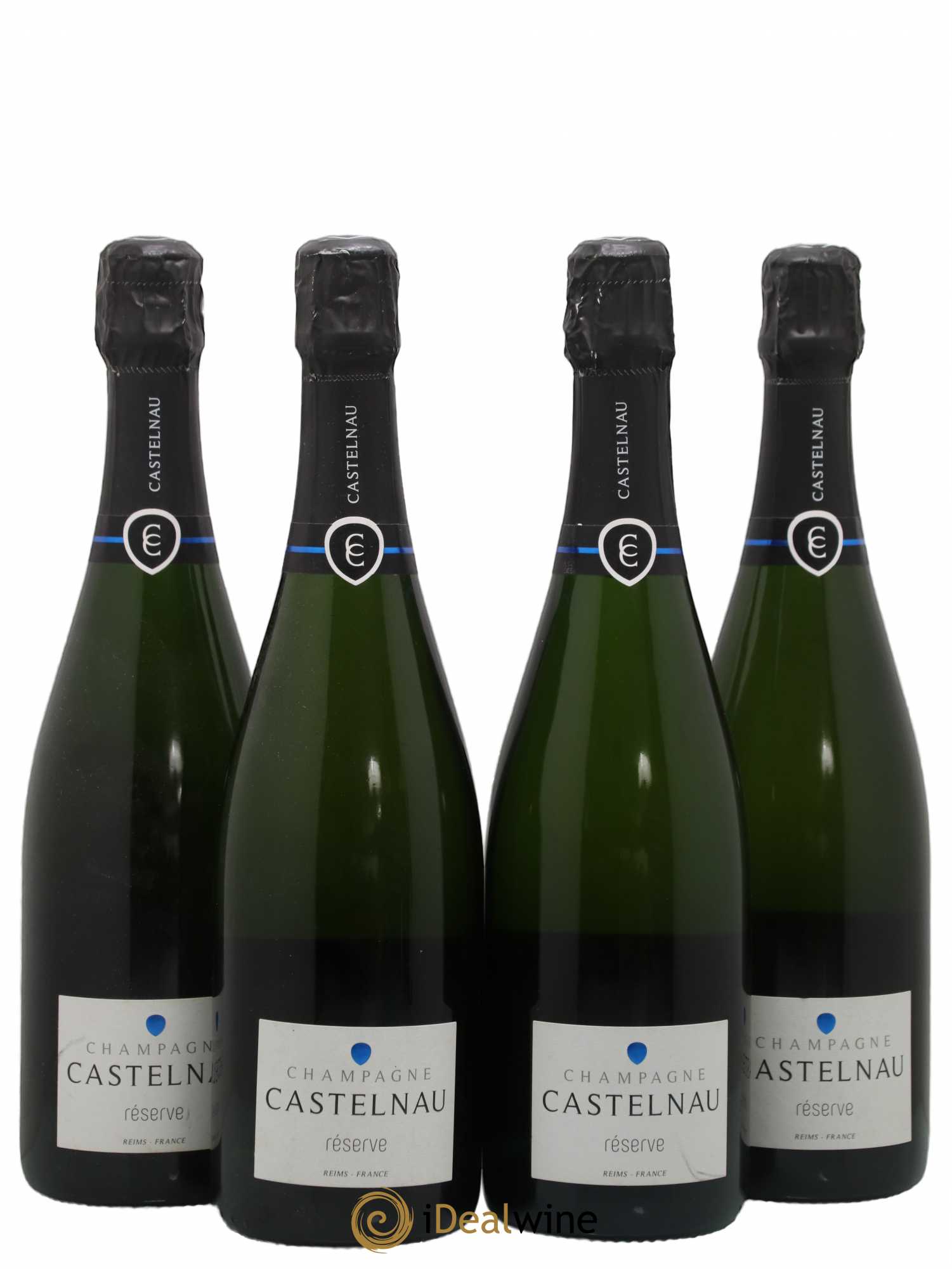 Champagne Castelnau Réserve Brut - Posten von 4 Flaschen - 0