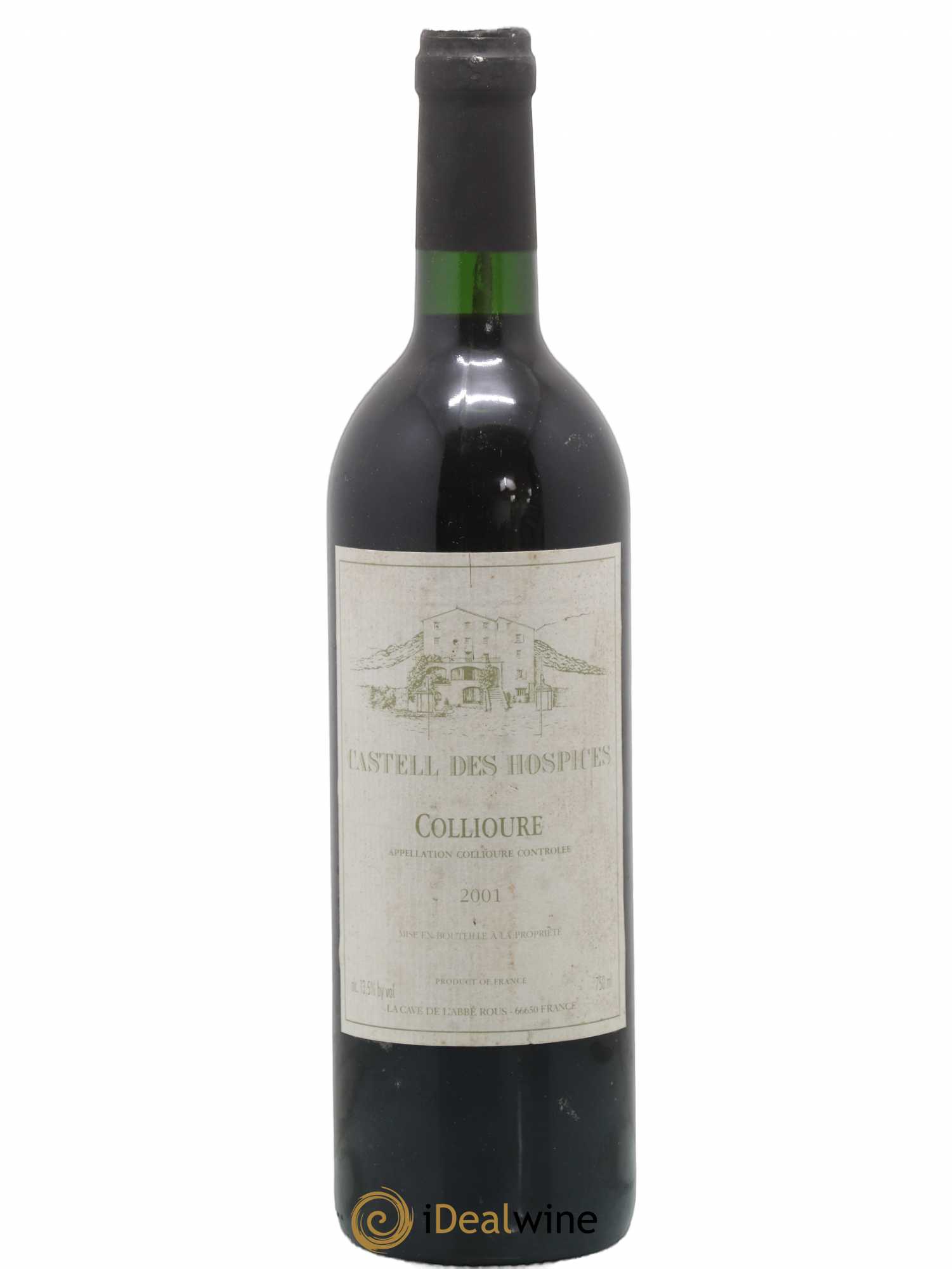 Collioure Castell Des Hospices 2001 - Lot de 1 bouteille - 0