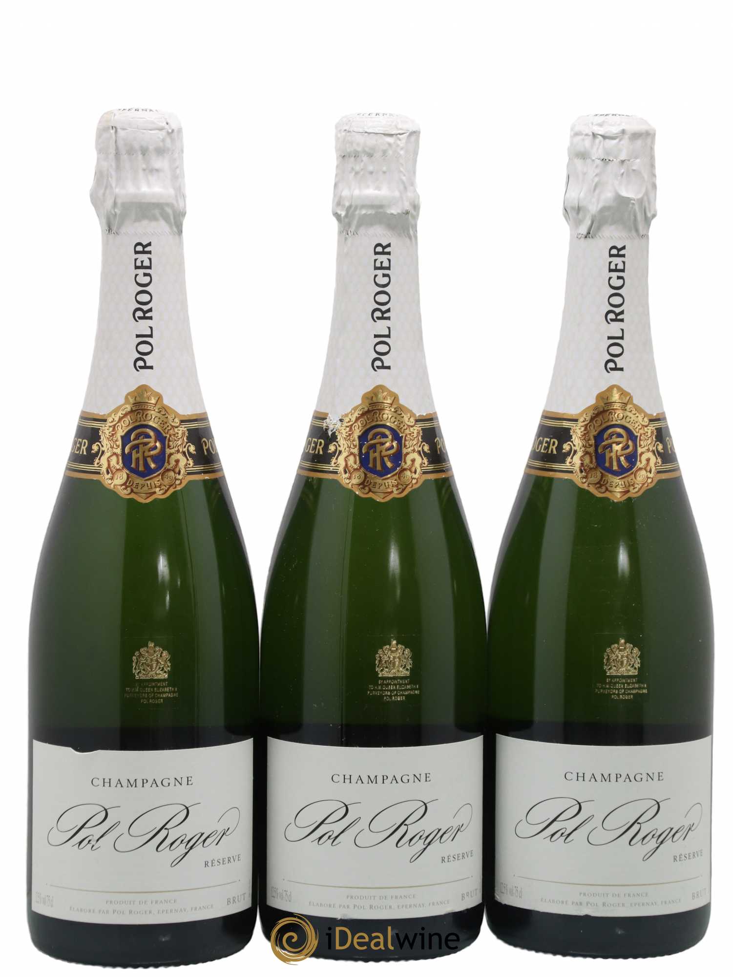 Brut Réserve Pol Roger - Lot de 3 bouteilles - 0