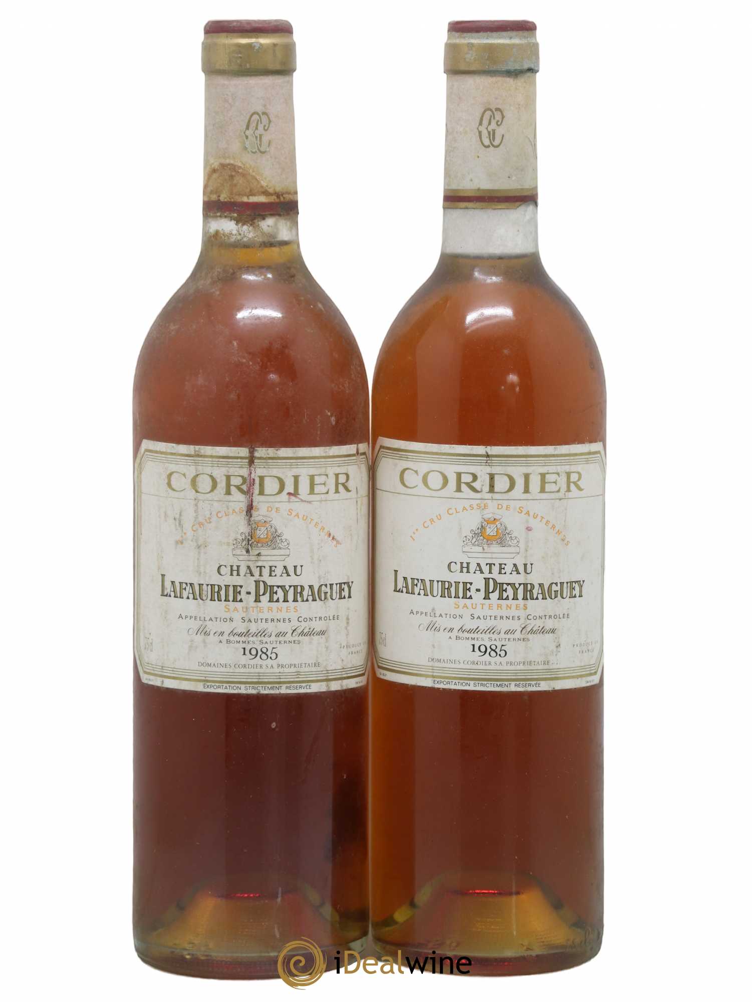 Château Lafaurie-Peyraguey 1er Grand Cru Classé 1985 - Lotto di 2 bottiglie - 0