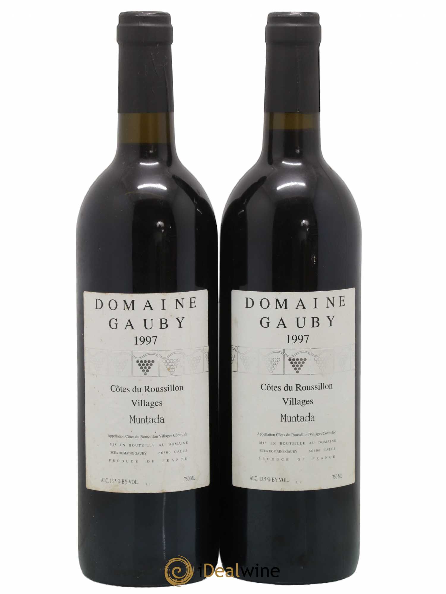 Côtes Catalanes (anciennement Côtes du Roussillon Villages) La Muntada Gauby (Domaine) 1997 - Lot de 2 bouteilles - 0