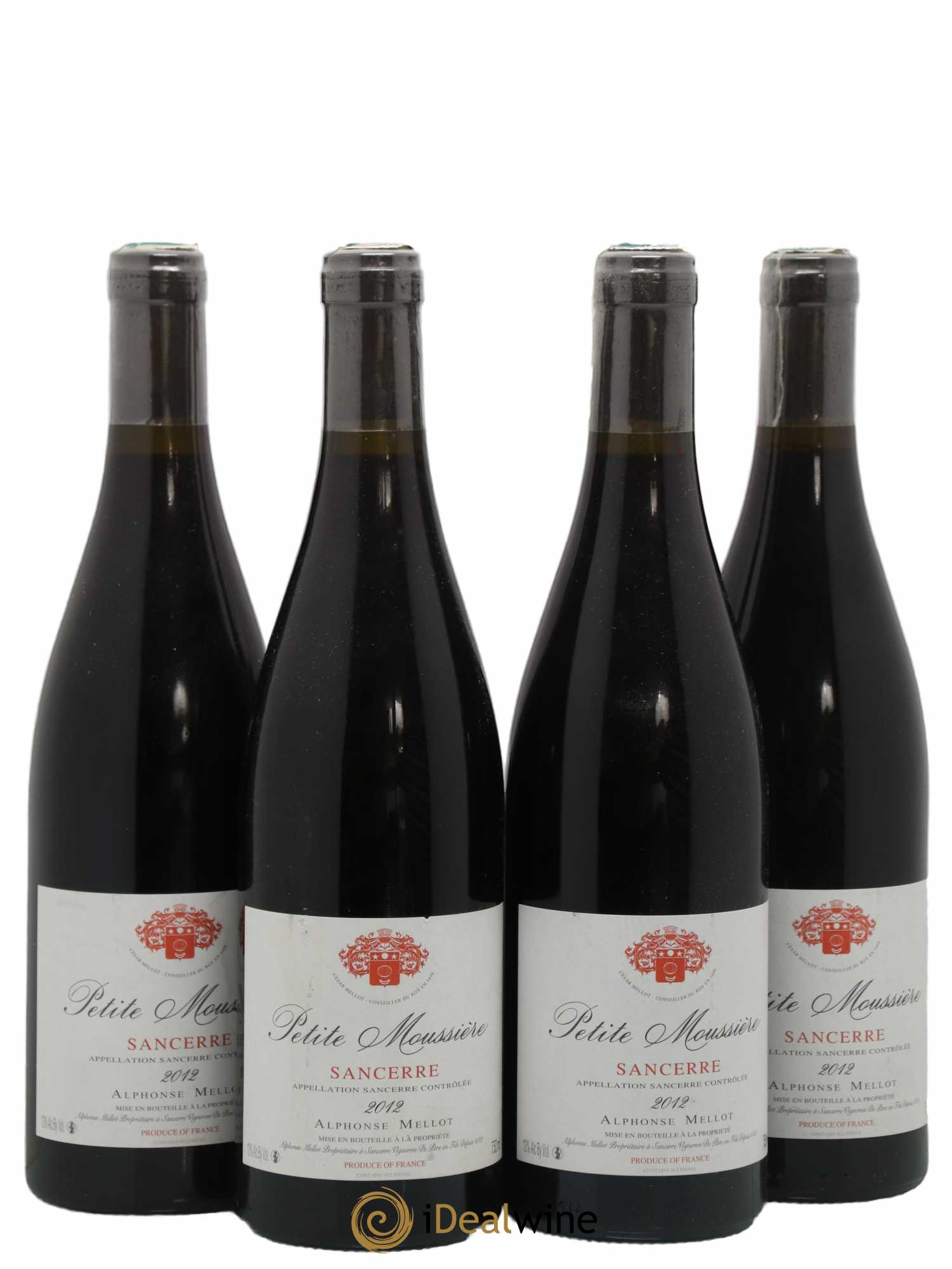 Sancerre La Petite Moussière Alphonse Mellot 2012 - Lot de 4 bouteilles - 0