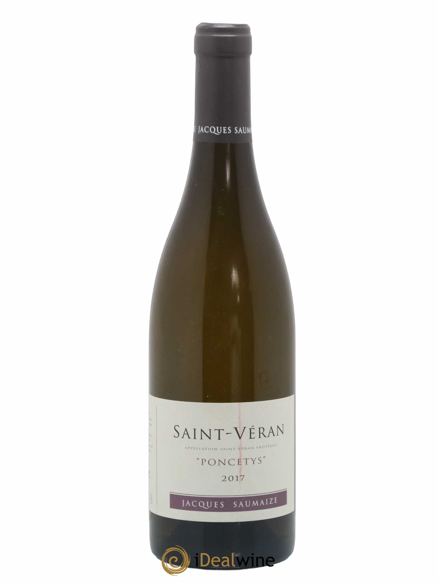 Saint-Véran Poncetys Jacques et Nathalie Saumaize 2017 - Lot de 1 bouteille - 0
