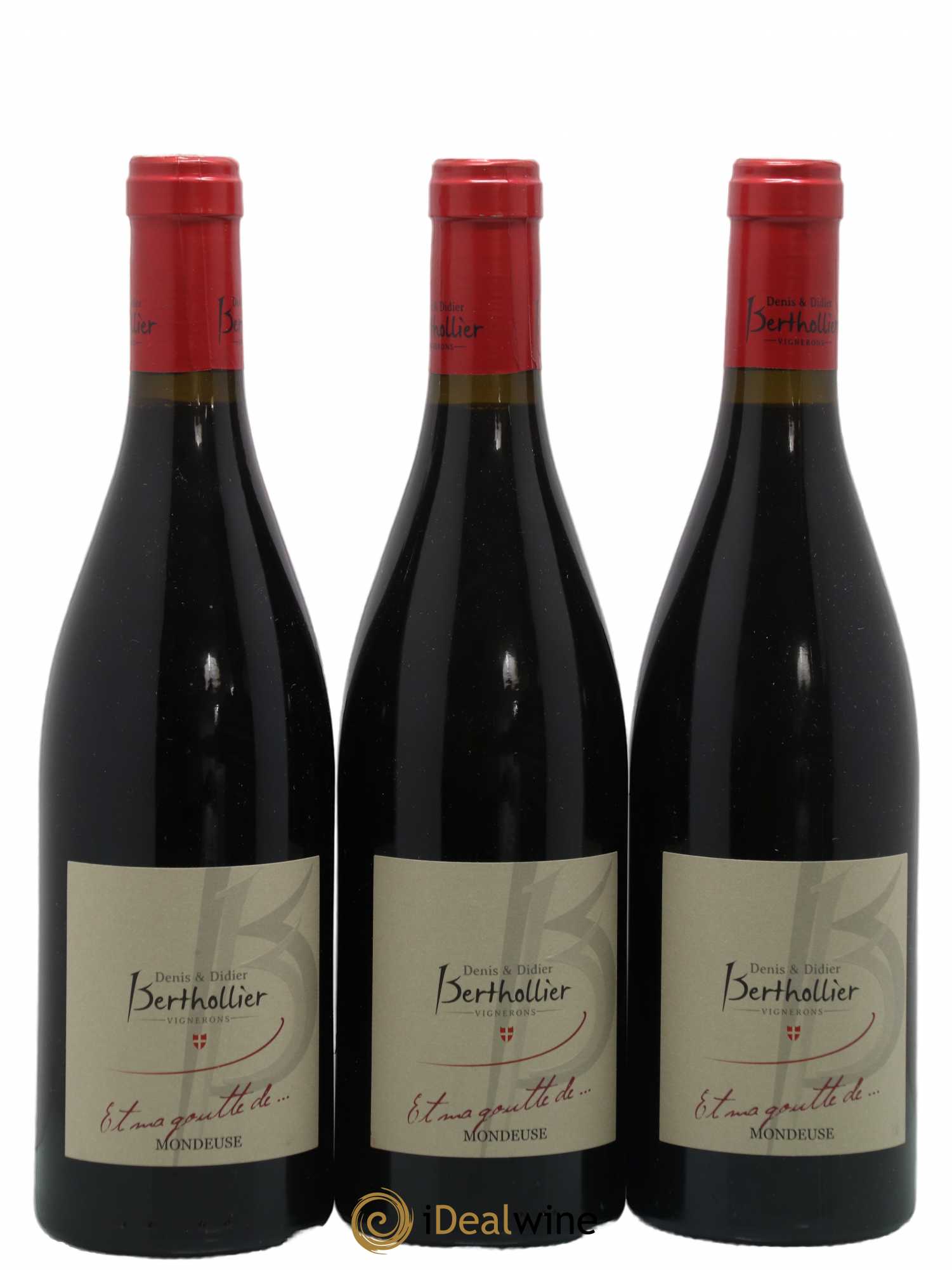Vin de Savoie Mondeuse Et ma goutte de .. Denis & Didier Berthollier (sans prix de réserve) 2017 - Posten von 3 Flaschen - 0