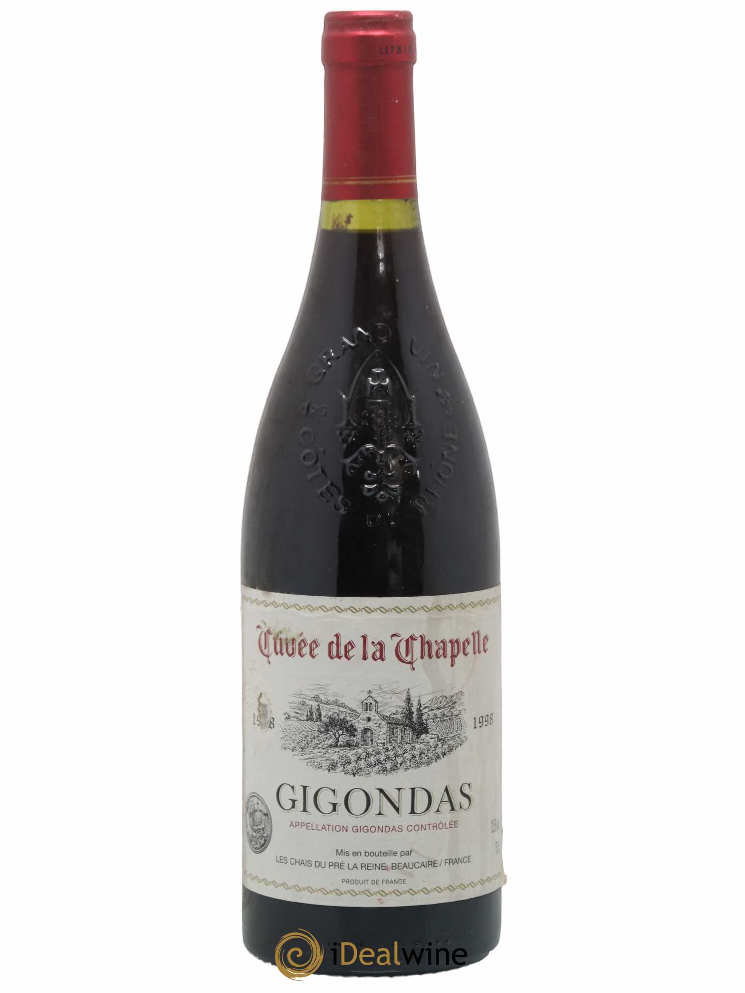 Gigondas Cuvee De La Chapelle Les Chais Du Pre La Reine 1998 - Posten von 1 Flasche - 0