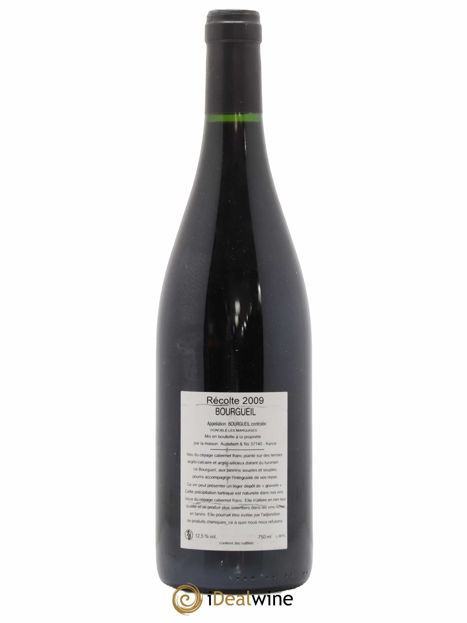 Bourgueil Les Marquises Audebert (sans prix de réserve) 2009 - Posten von 1 Flasche - 1