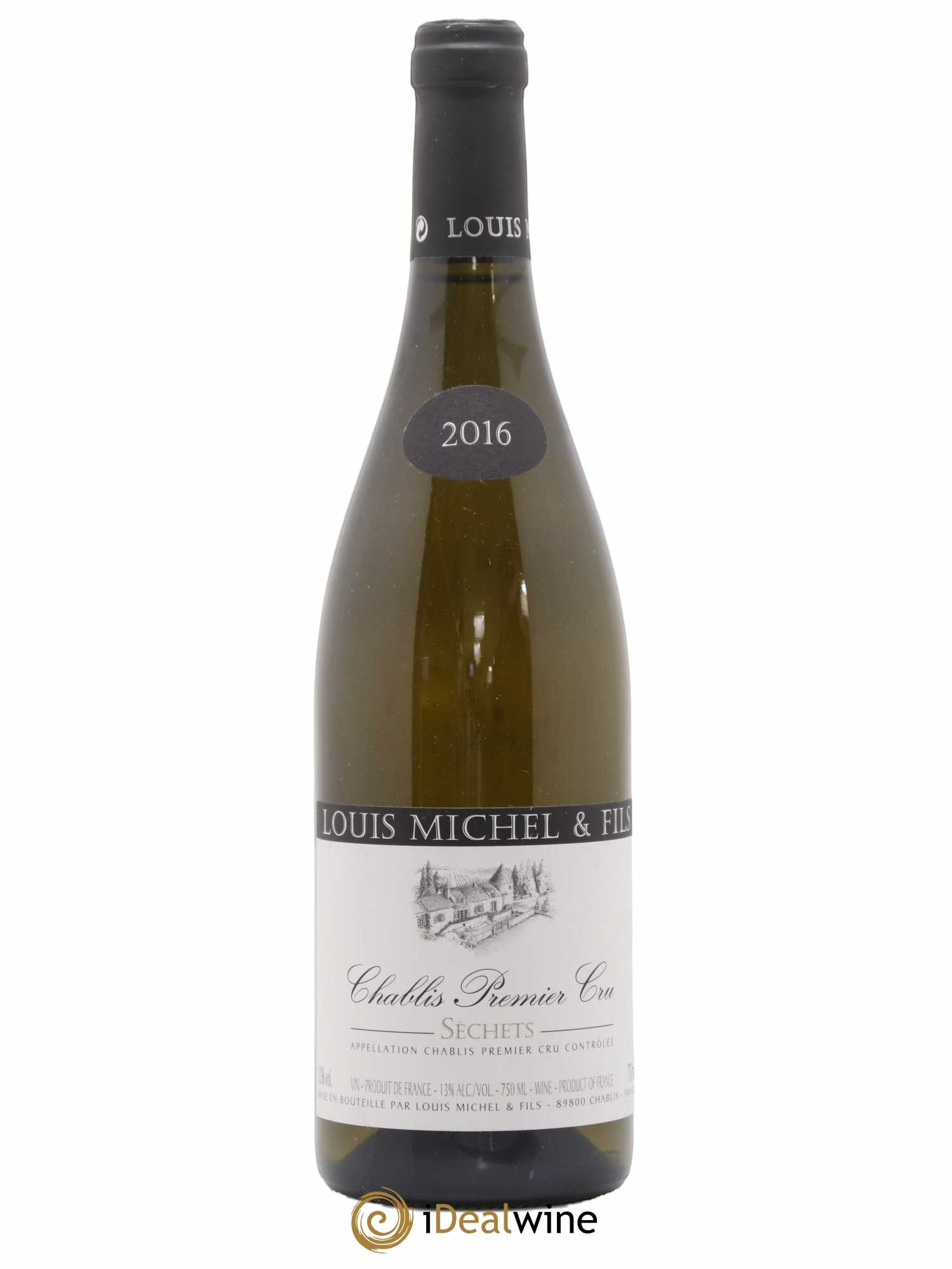 Chablis 1er Cru Séchets Louis Michel et Fils 2016 - Lot de 1 bouteille - 0
