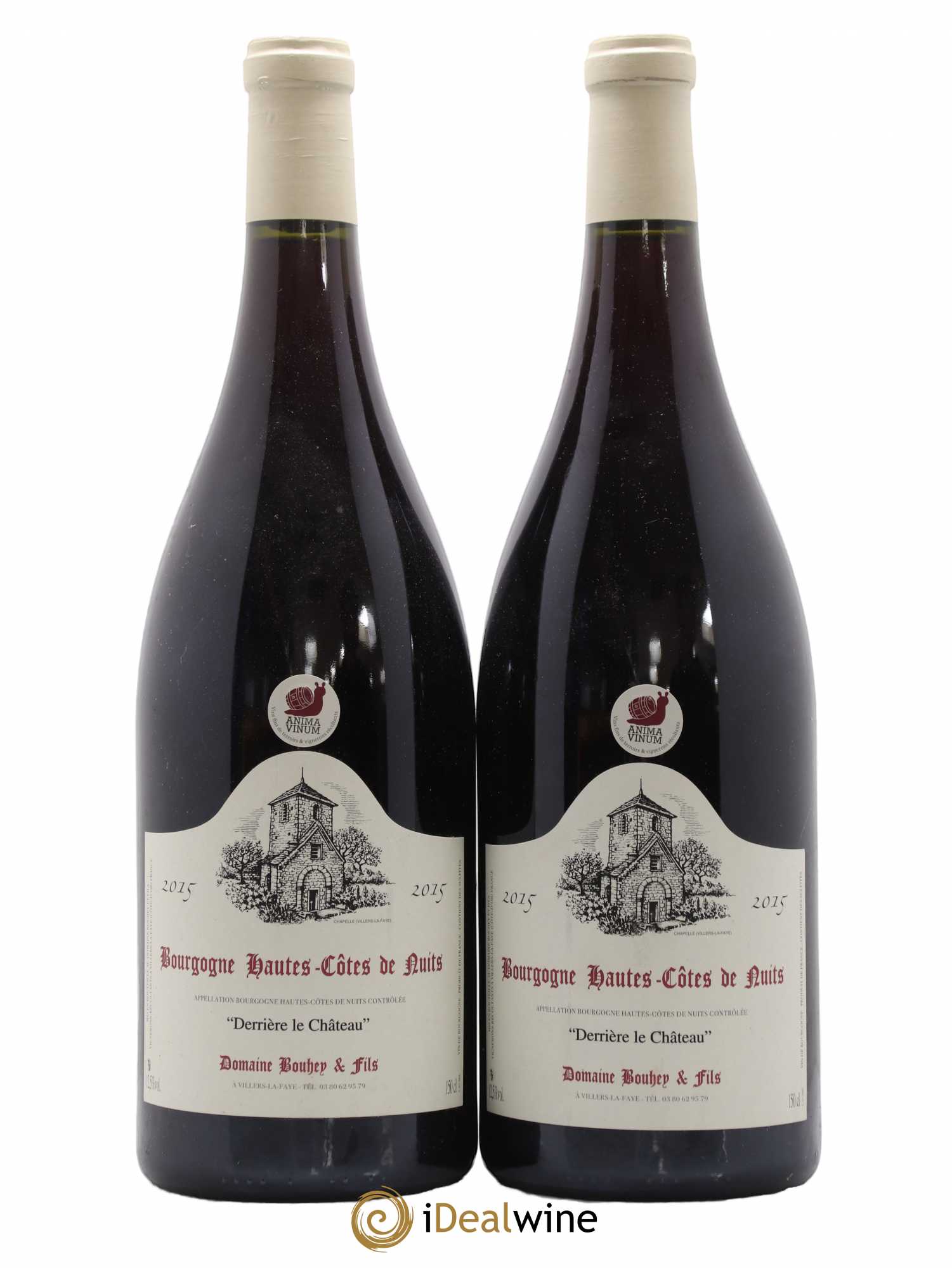 Hautes-Côtes de Nuits Derrière le Château Bouhey 2015 - Posten von 2 Magnum - 0