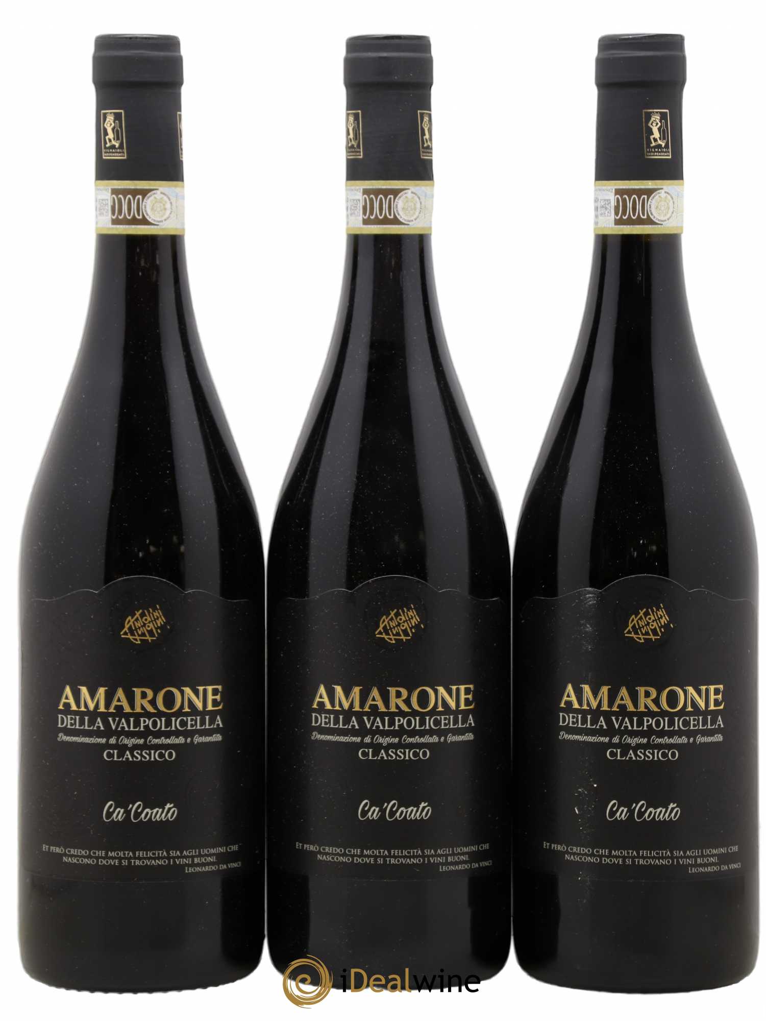 Amarone della Valpolicella DOC Classico Antolini Ca Coato 2012 - Posten von 3 Flaschen - 0