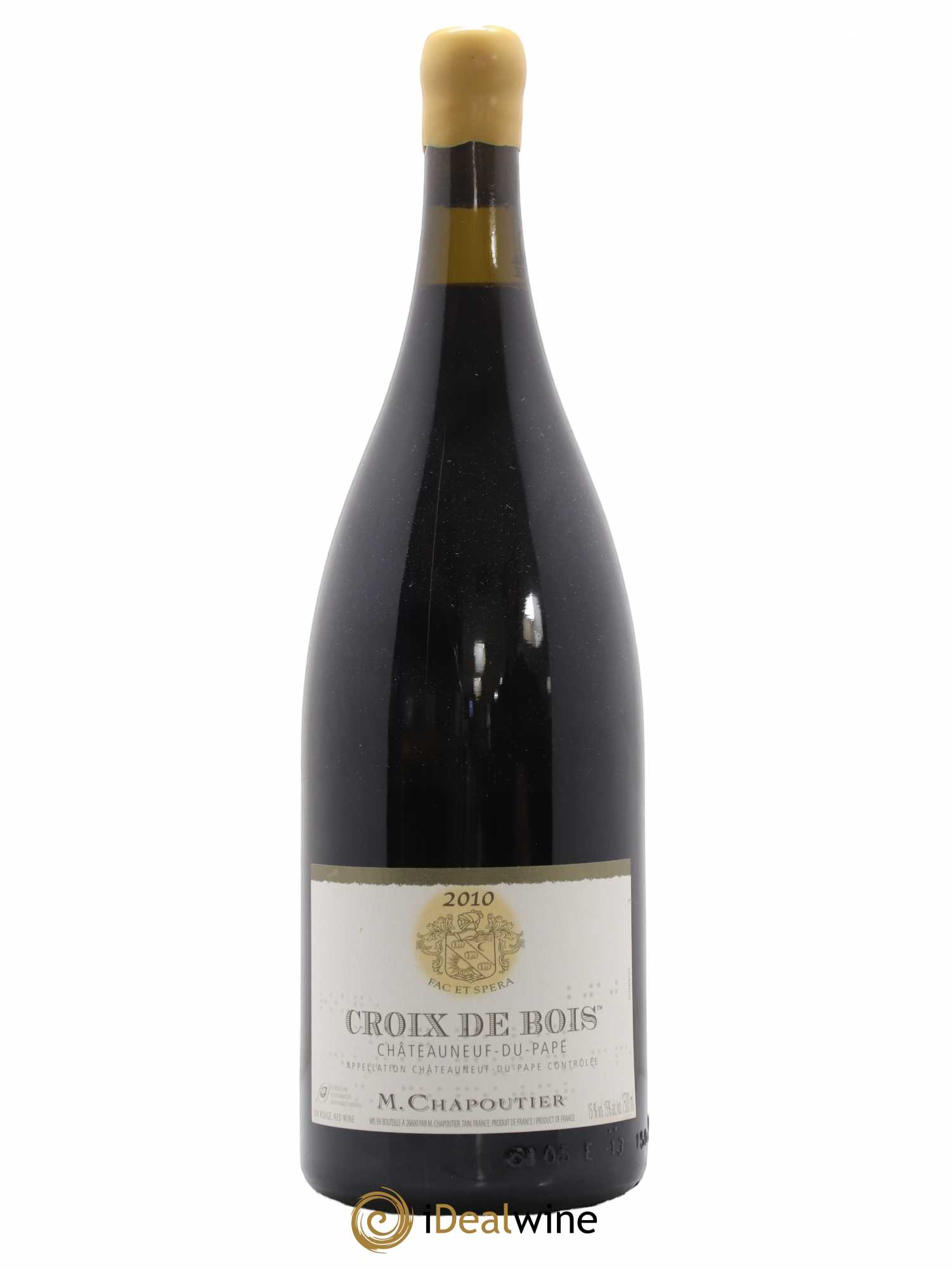 Châteauneuf-du-Pape Croix de Bois Chapoutier 2010 - Lot de 1 magnum - 0