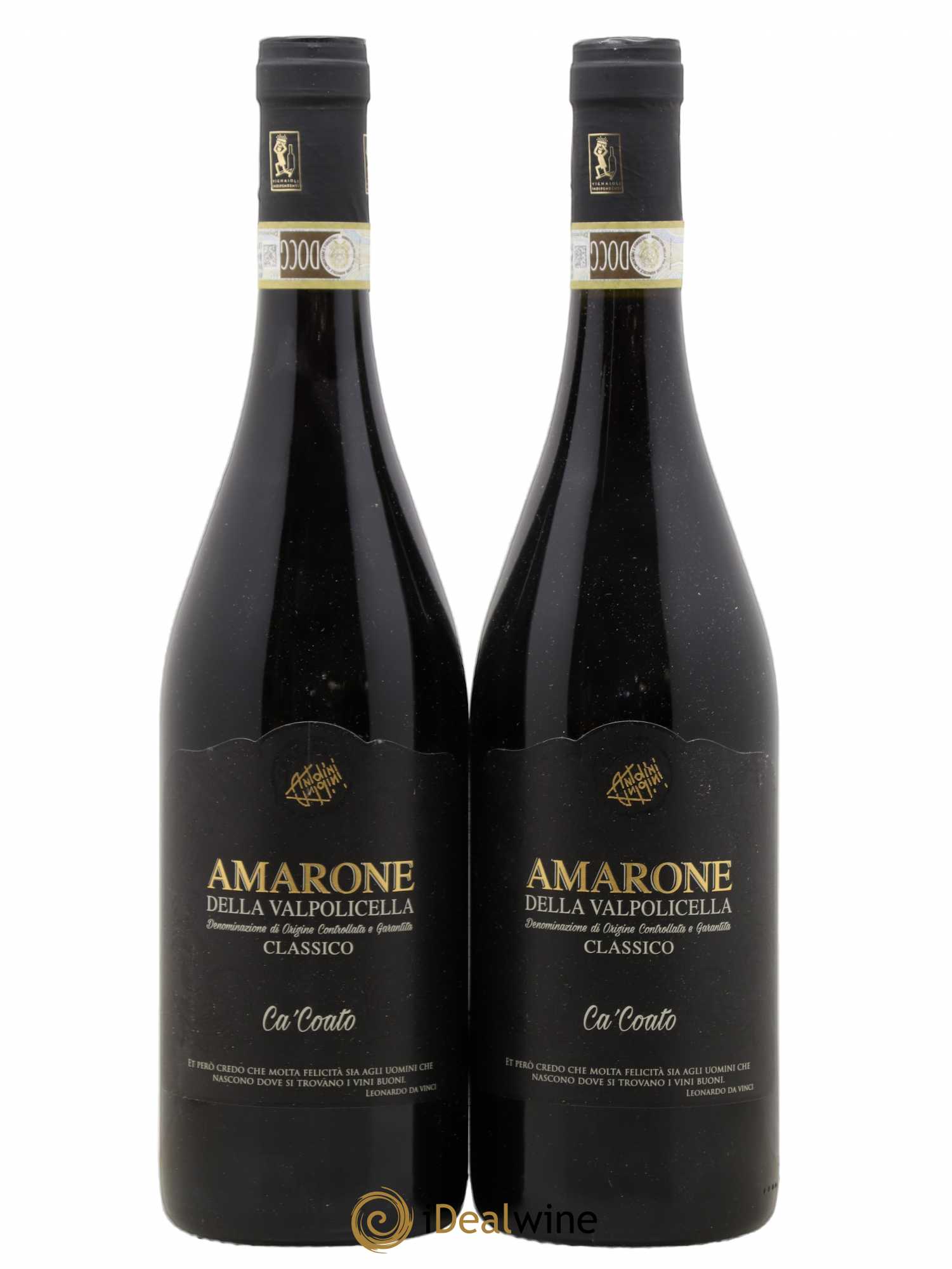 Amarone della Valpolicella DOC Classico Antolini Ca Coato 2012 - Posten von 2 Flaschen - 0