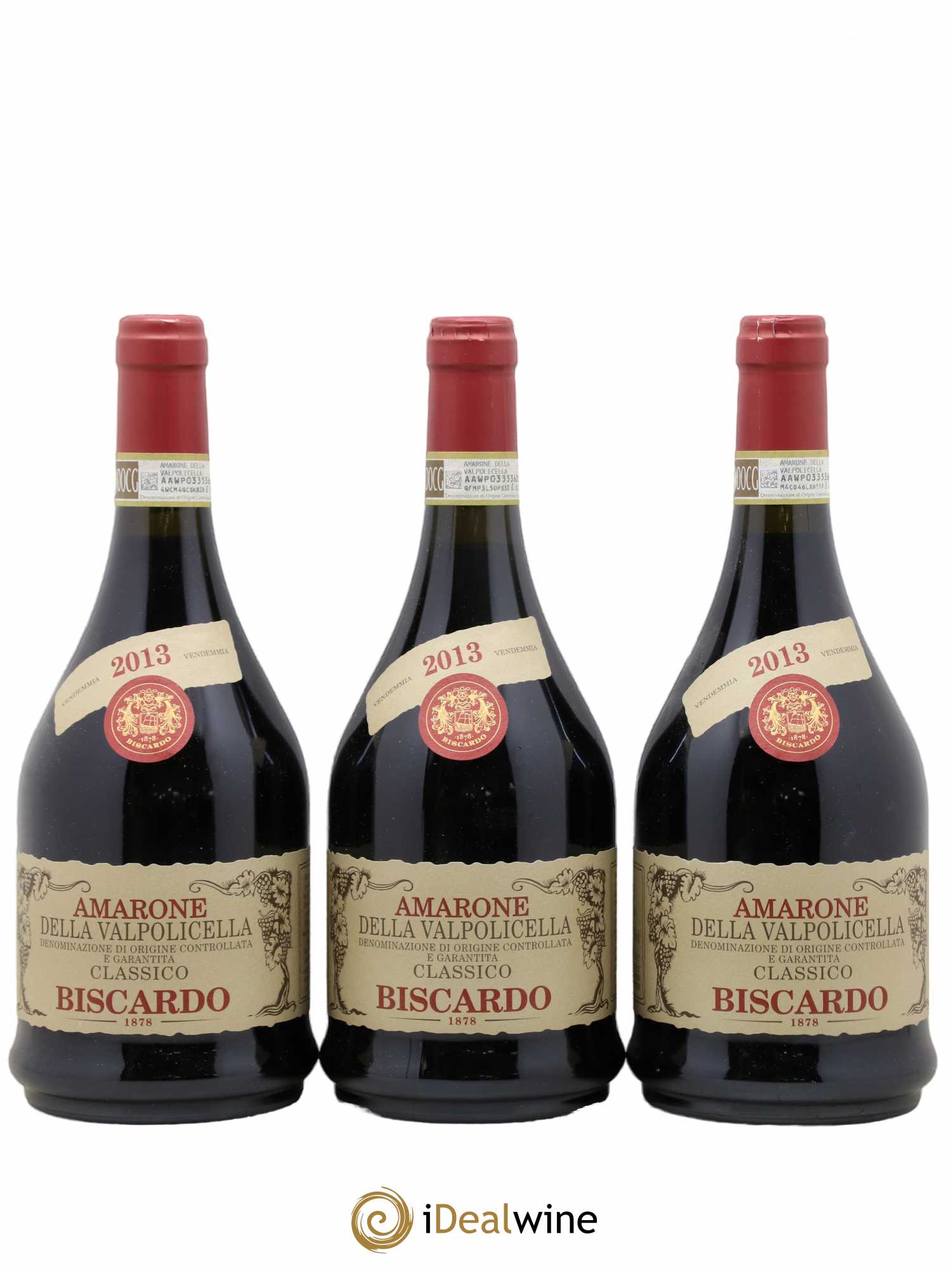 Amarone della Valpolicella DOC Classico Biscardo Mabis 2013 - Lot de 3 bouteilles - 0