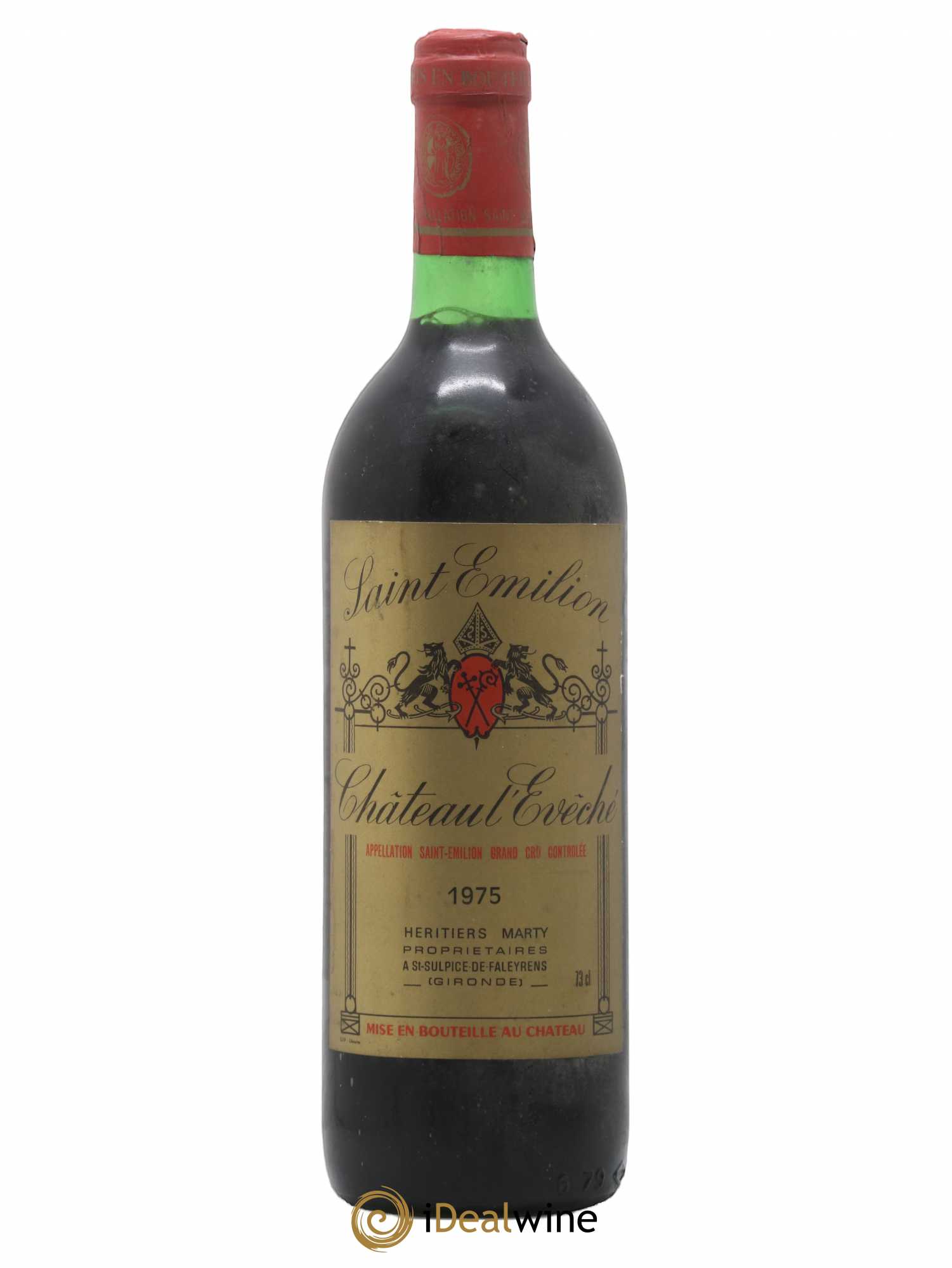 Saint-Émilion Grand Cru Château L'Evêche 1975 - Lot de 1 bouteille - 0