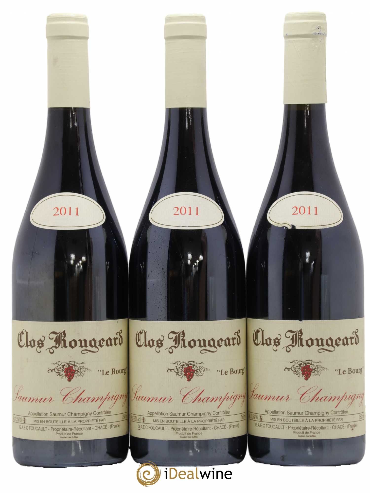 Saumur-Champigny Le Bourg Clos Rougeard 2011 - Lot de 3 bouteilles - 0