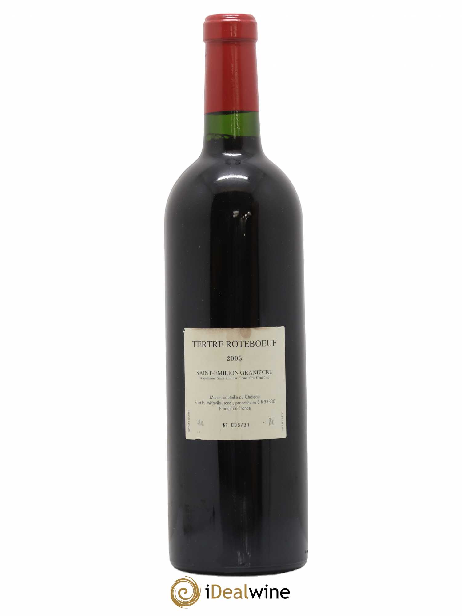 Château Tertre Roteboeuf Tertre Roteboeuf Mitjavile 2005 - Lot de 1 bouteille - 1