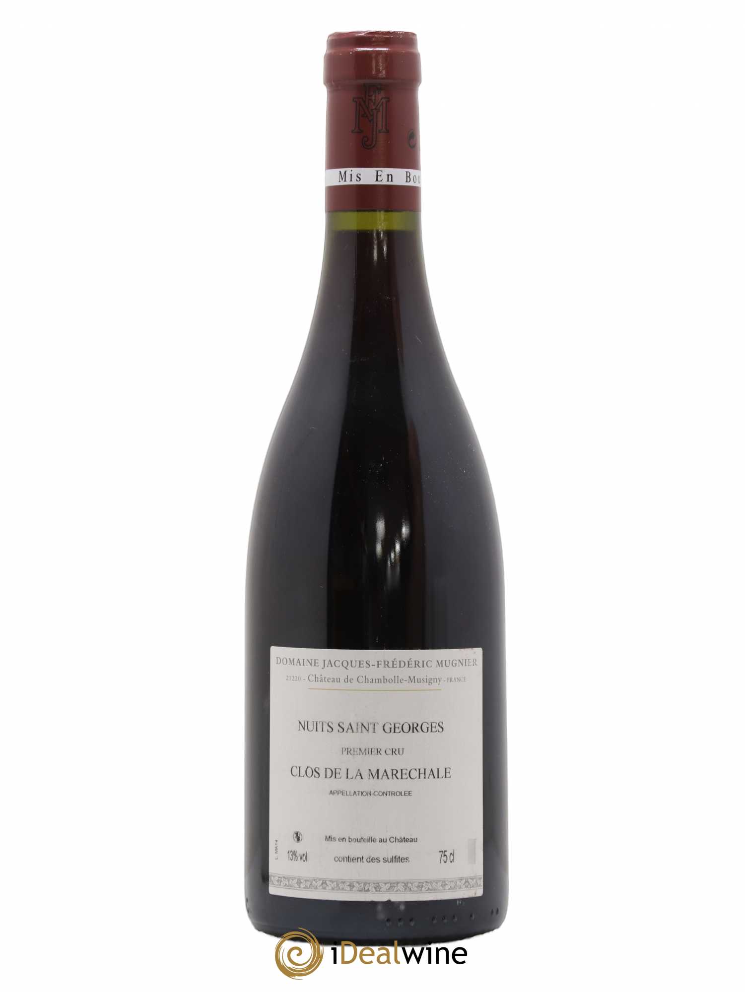 Nuits-Saint-Georges 1er Cru Clos de La Maréchale Jacques-Frédéric Mugnier 2014 - Lot de 1 bouteille - 1