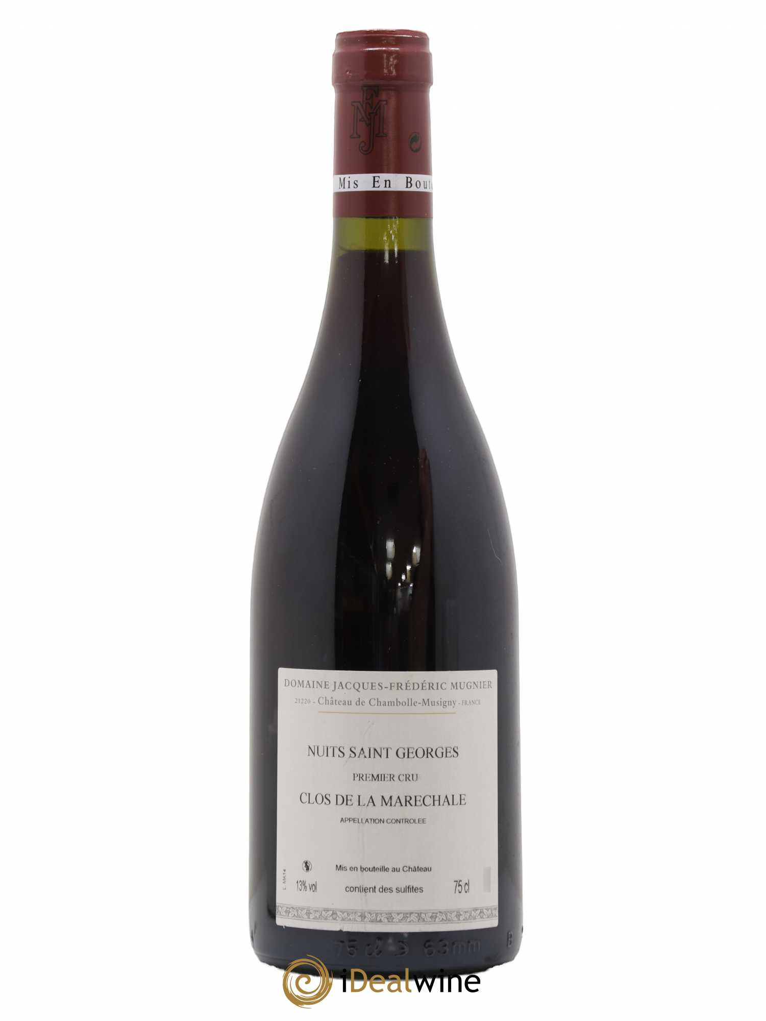 Nuits-Saint-Georges 1er Cru Clos de La Maréchale Jacques-Frédéric Mugnier 2014 - Lot de 1 bouteille - 1