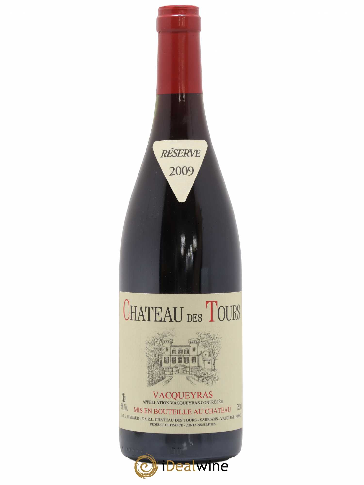Vacqueyras Château des Tours Emmanuel Reynaud 2009 - Lot de 1 bouteille - 0