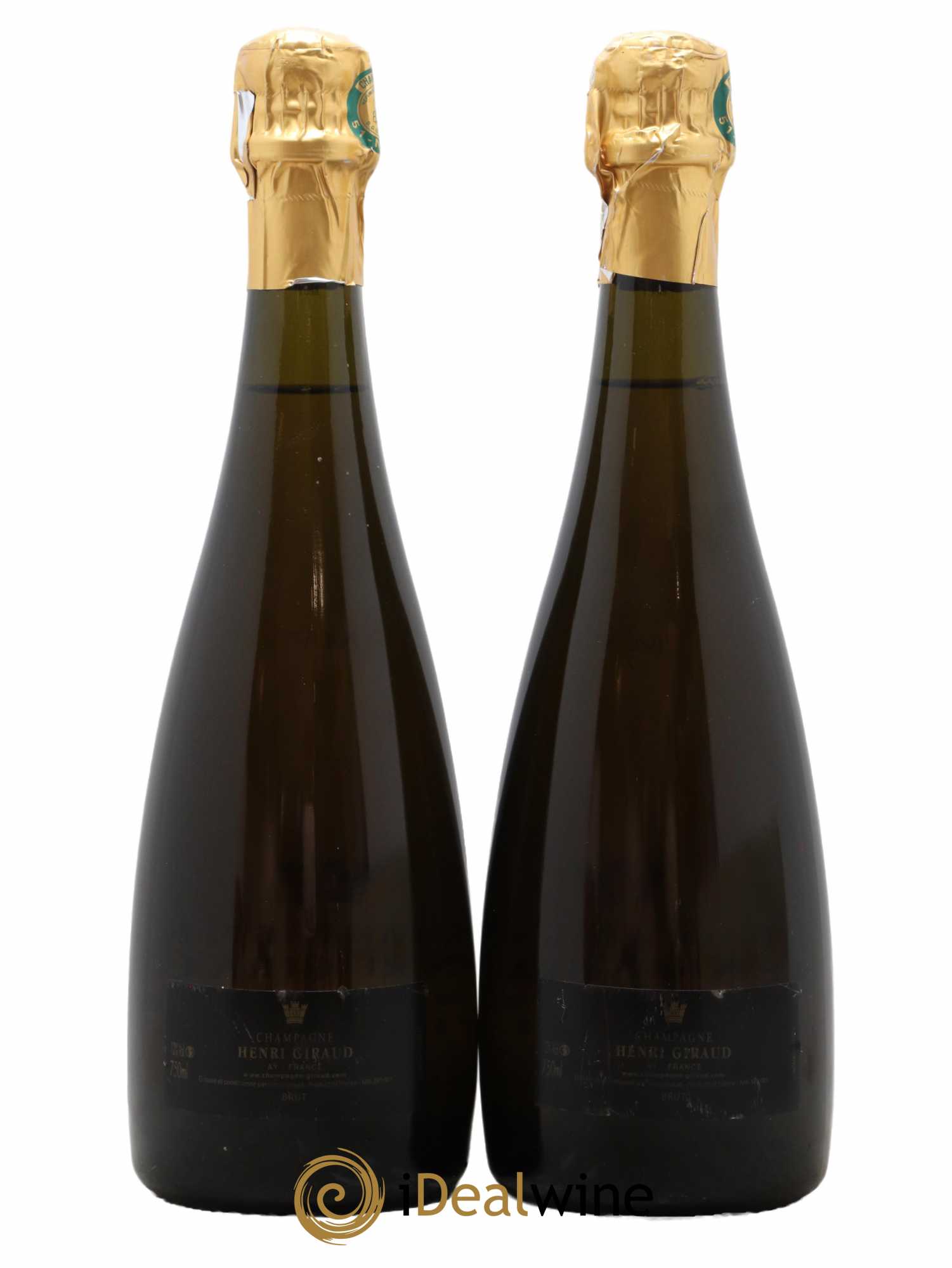 Champagne Aÿ Grand Cru Fût de Chêne Brut MV Henri Giraud - Lot de 2 bouteilles - 1