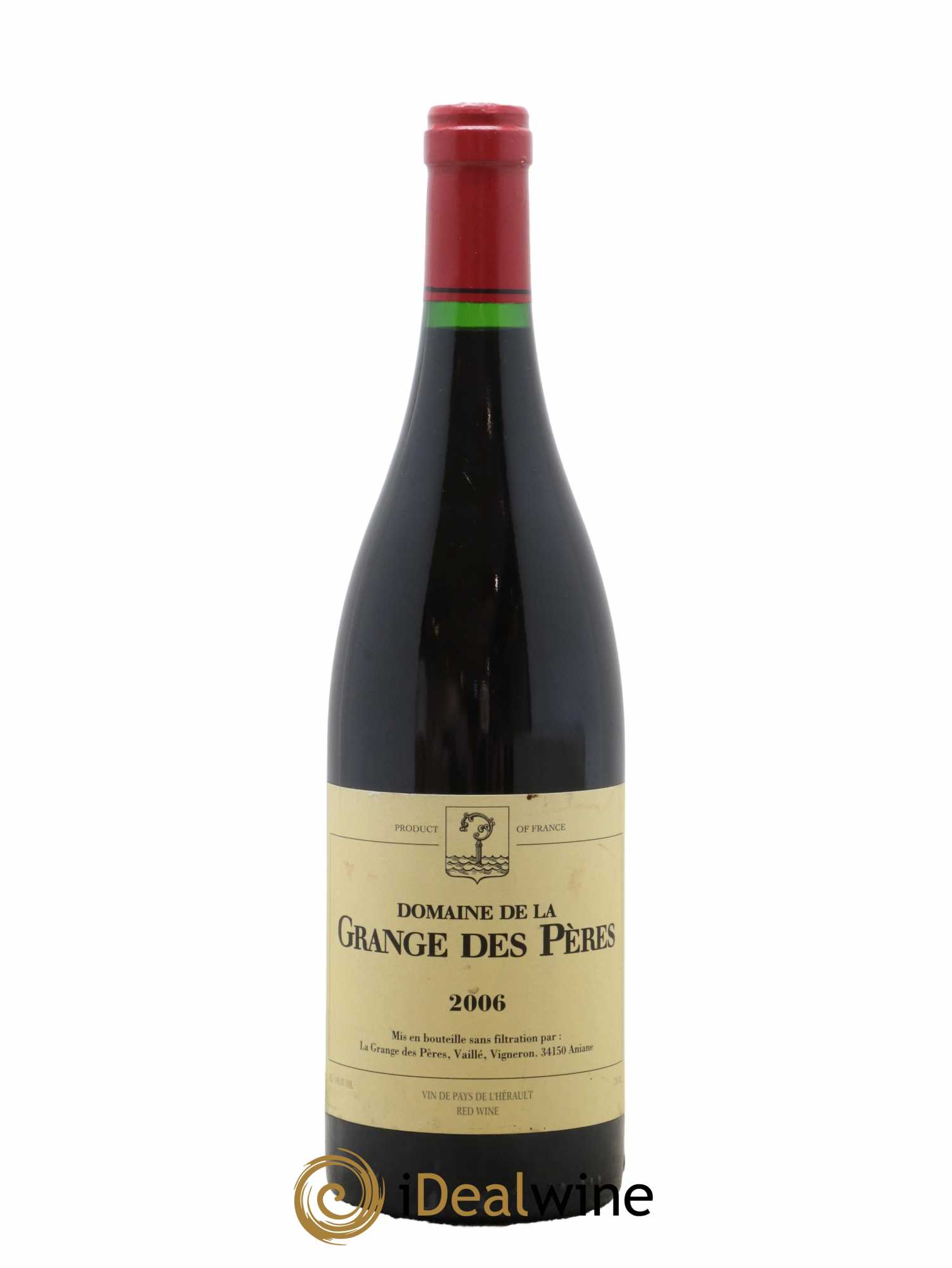 Pays d'Hérault Grange des Pères Laurent Vaillé 2006 - Lot de 1 bouteille - 0