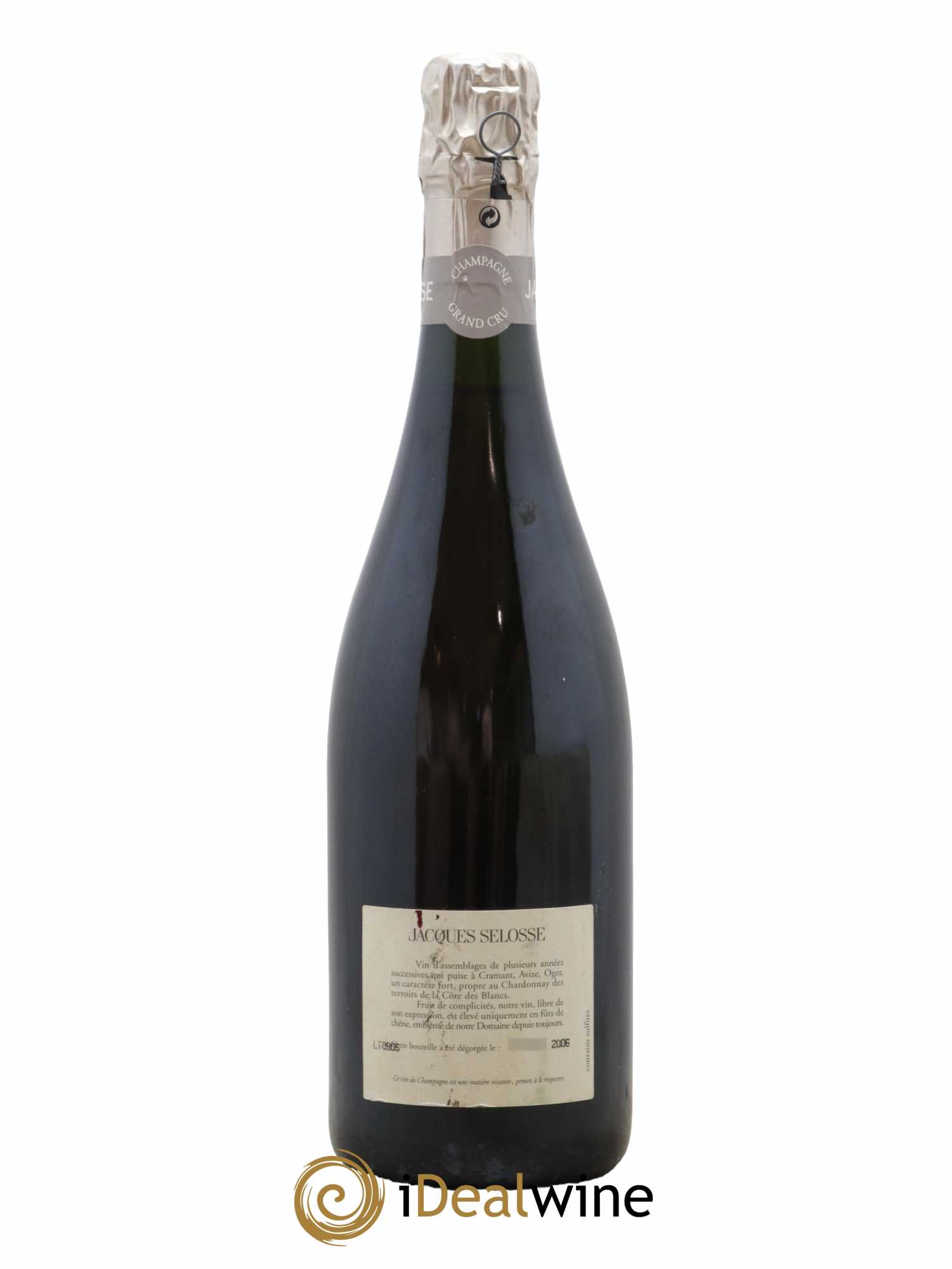 Grand Cru Blanc de Blancs Brut Jacques Selosse - Lot de 1 bouteille - 1