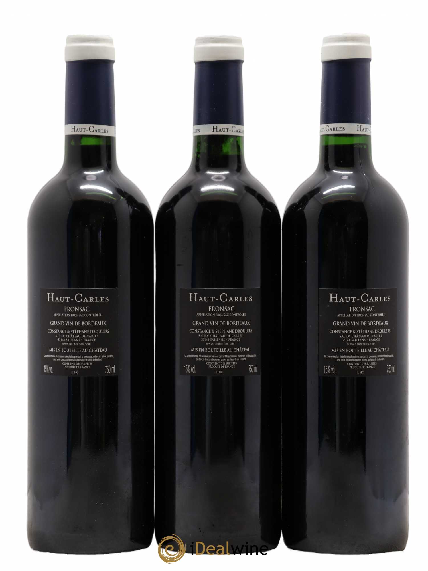 Haut Carles 2010 - Lot de 3 bouteilles - 1