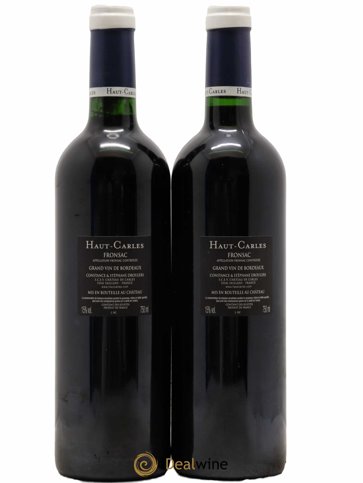 Haut Carles 2010 - Lot de 2 bouteilles - 1