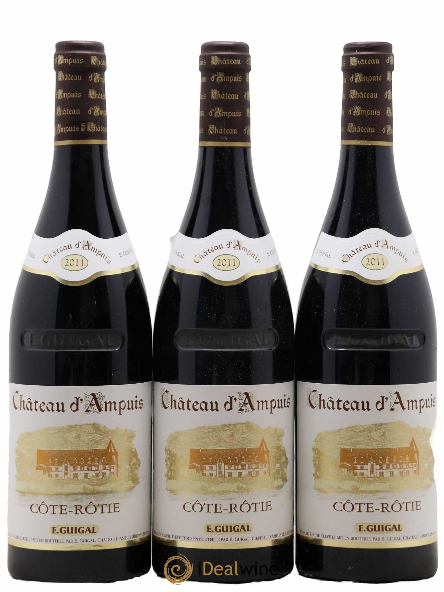 Côte-Rôtie Château d'Ampuis Guigal 2011 - Lot de 3 bouteilles - 0