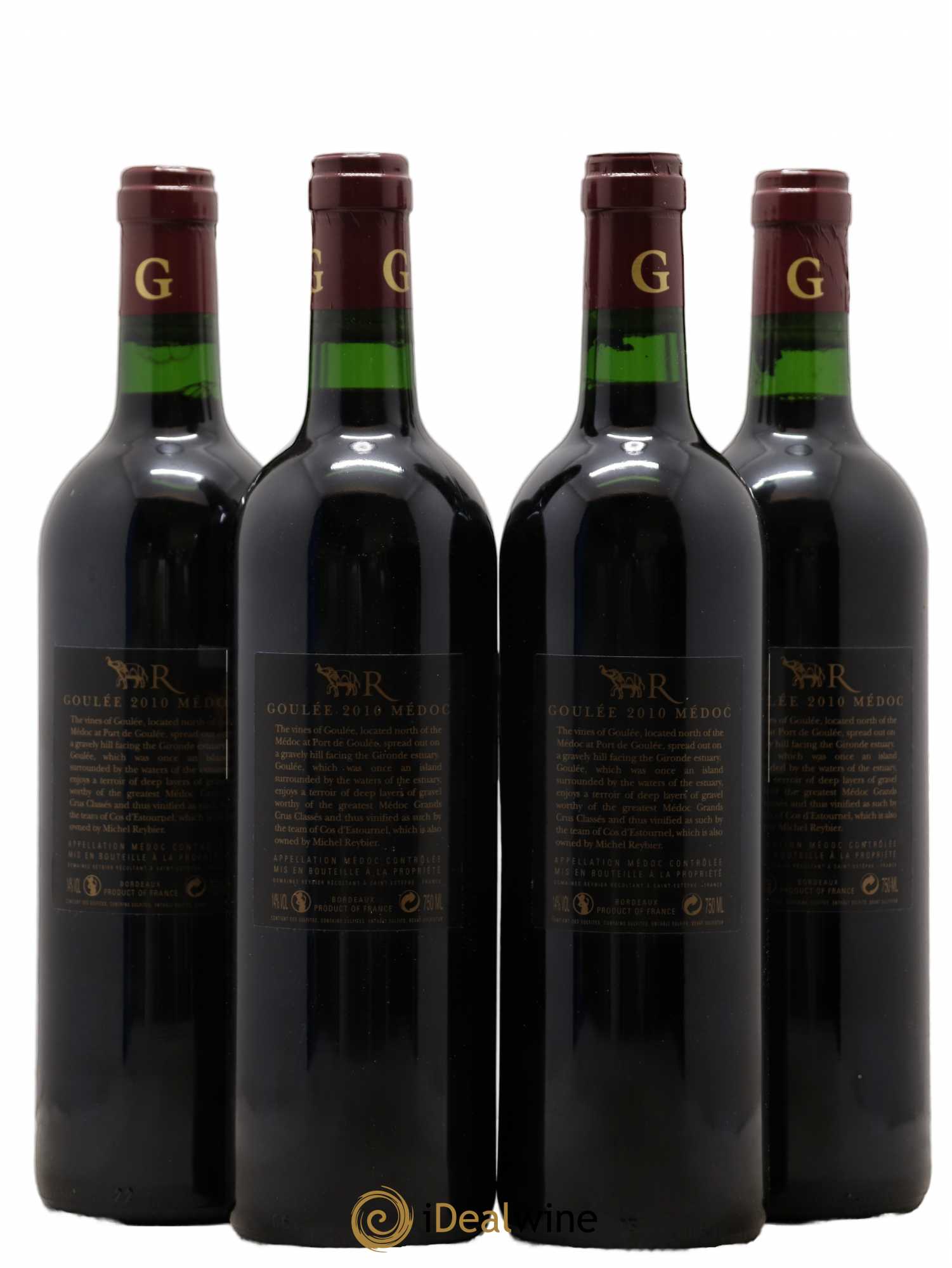 Goulée By Cos d'Estournel 2010 - Lot de 4 bouteilles - 1