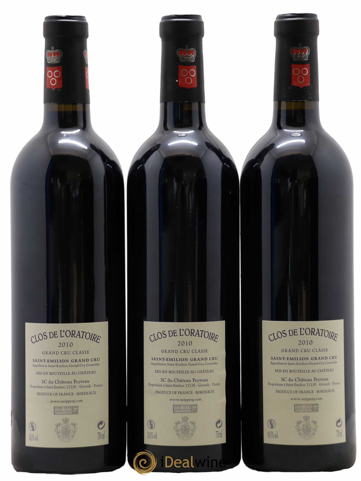 Clos de l'Oratoire Grand Cru Classé 2010 - Lot de 6 bouteilles - 4