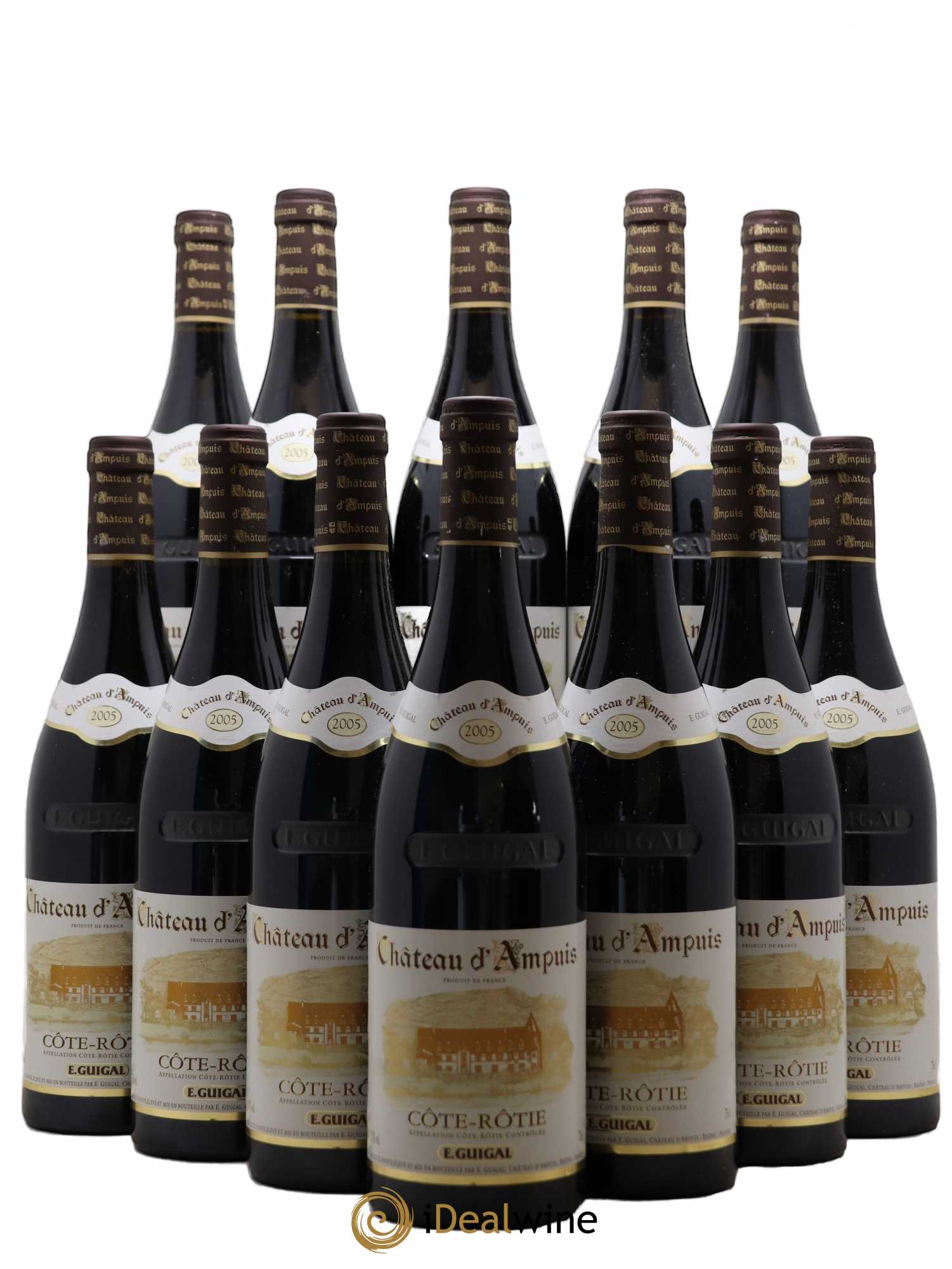Côte-Rôtie Château d'Ampuis Guigal 2005 - Lot de 12 bouteilles - 0