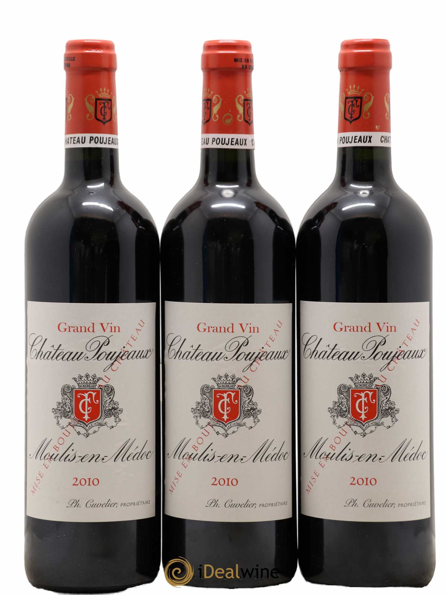 Château Poujeaux 2010 - Lot de 12 bouteilles - 4