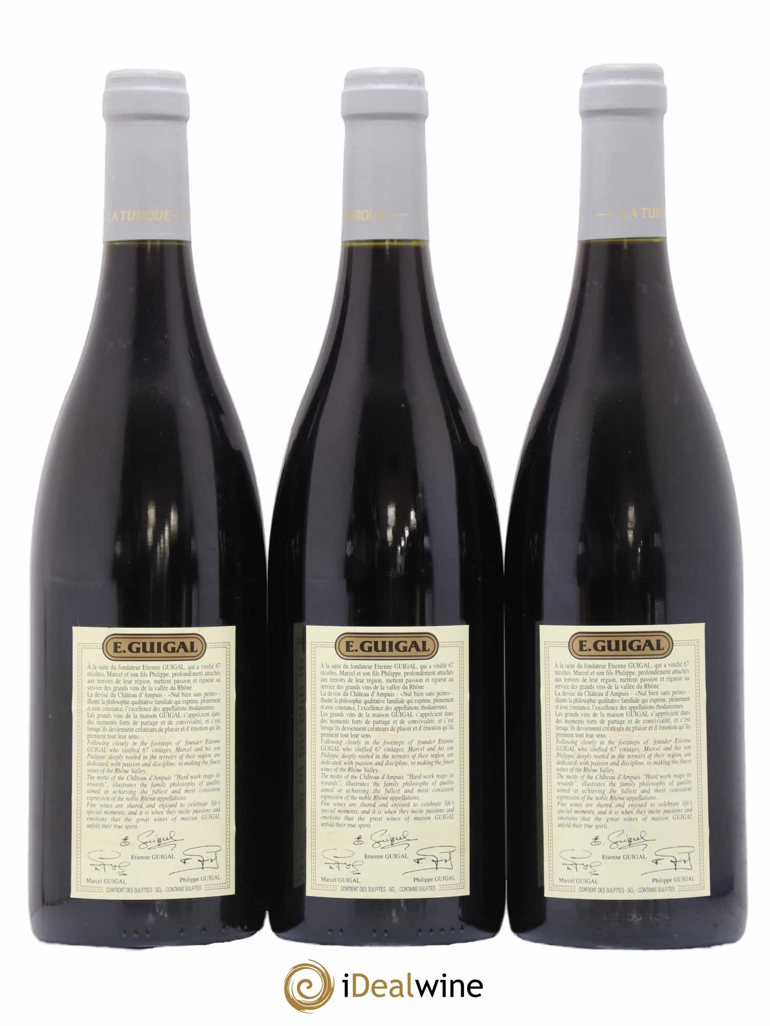 Côte-Rôtie La Turque Guigal 2003 - Lot de 6 bouteilles - 2