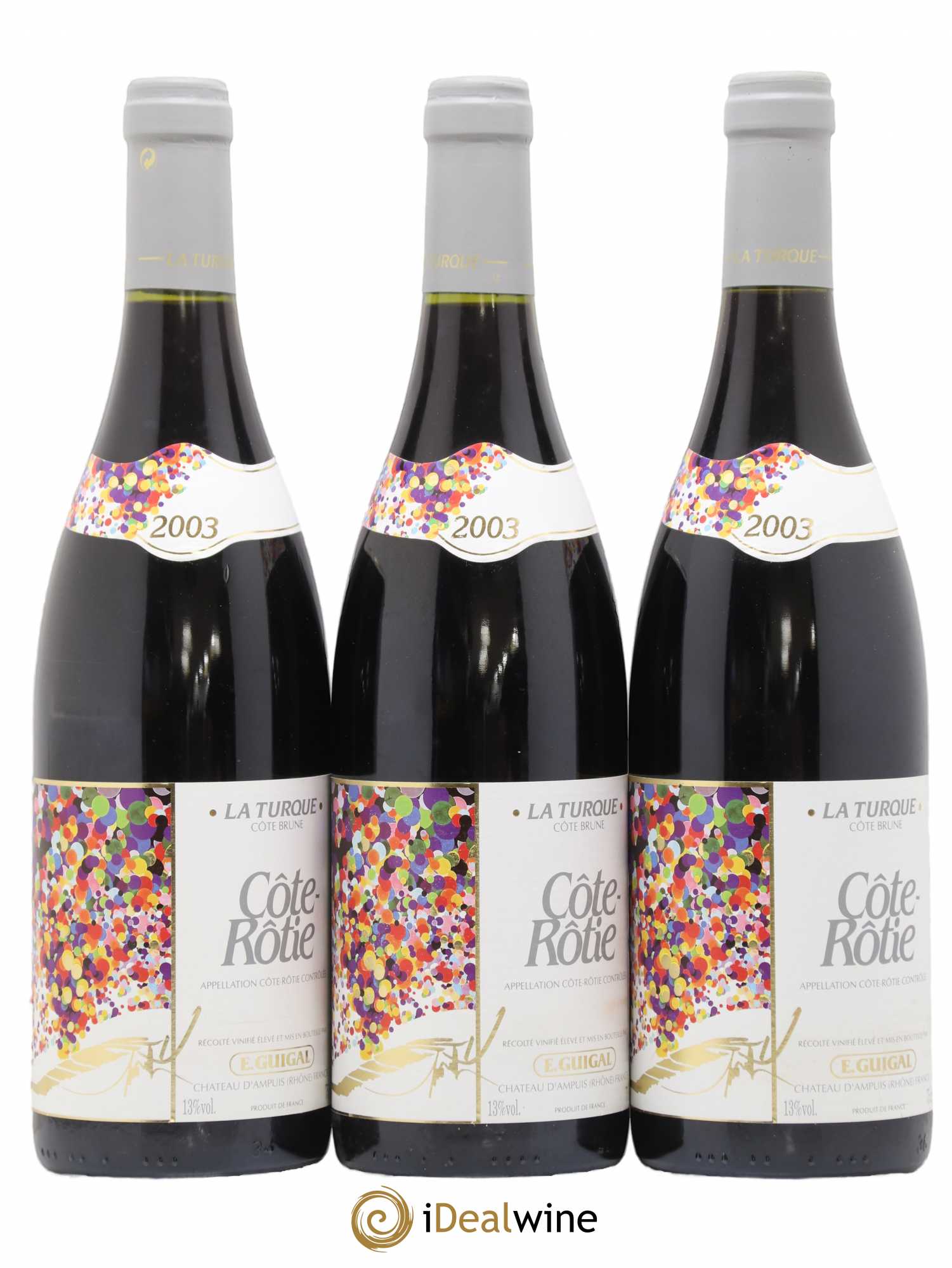Côte-Rôtie La Turque Guigal 2003 - Lot de 6 bouteilles - 3