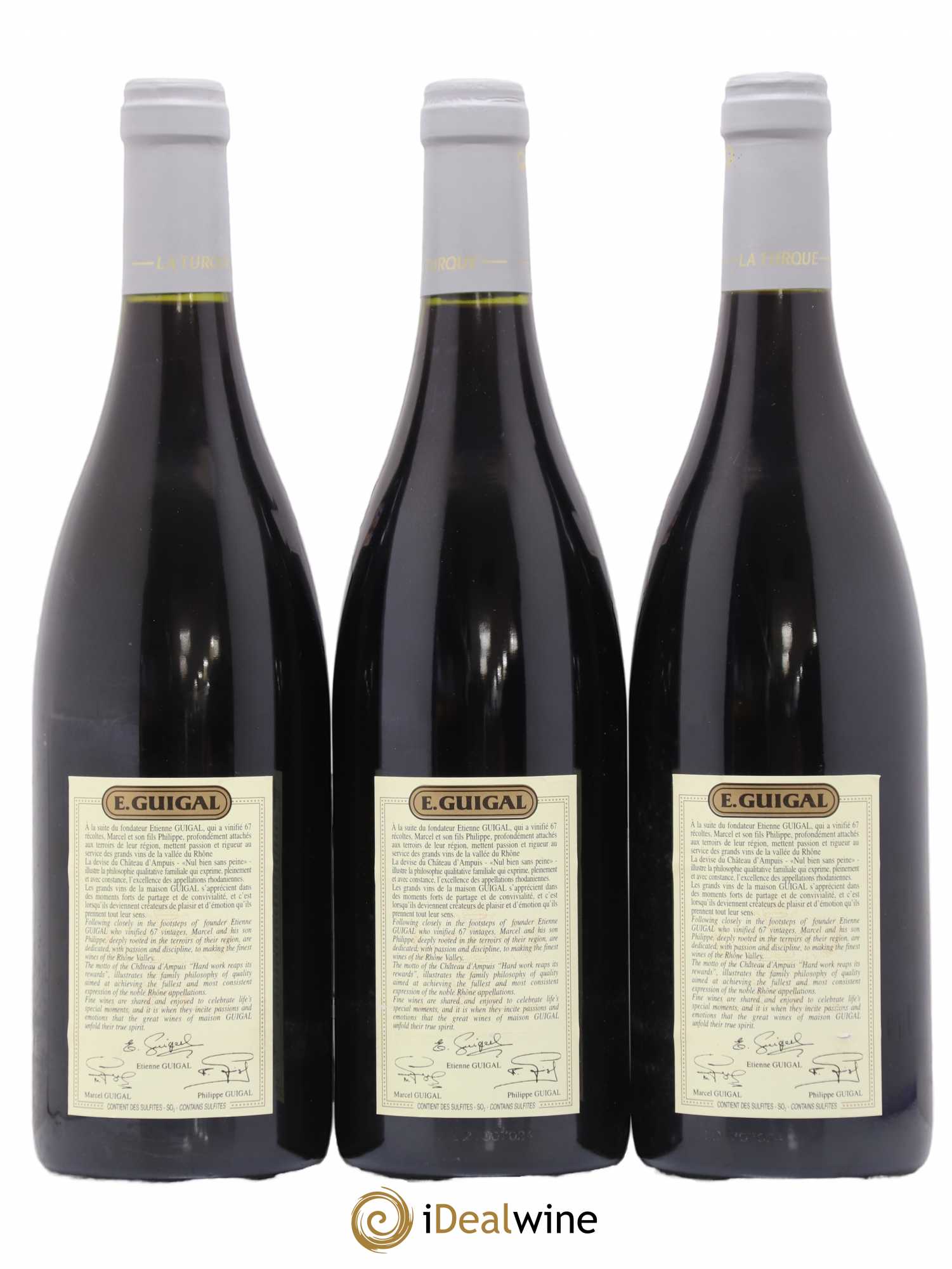 Côte-Rôtie La Turque Guigal 2003 - Lot de 6 bouteilles - 4